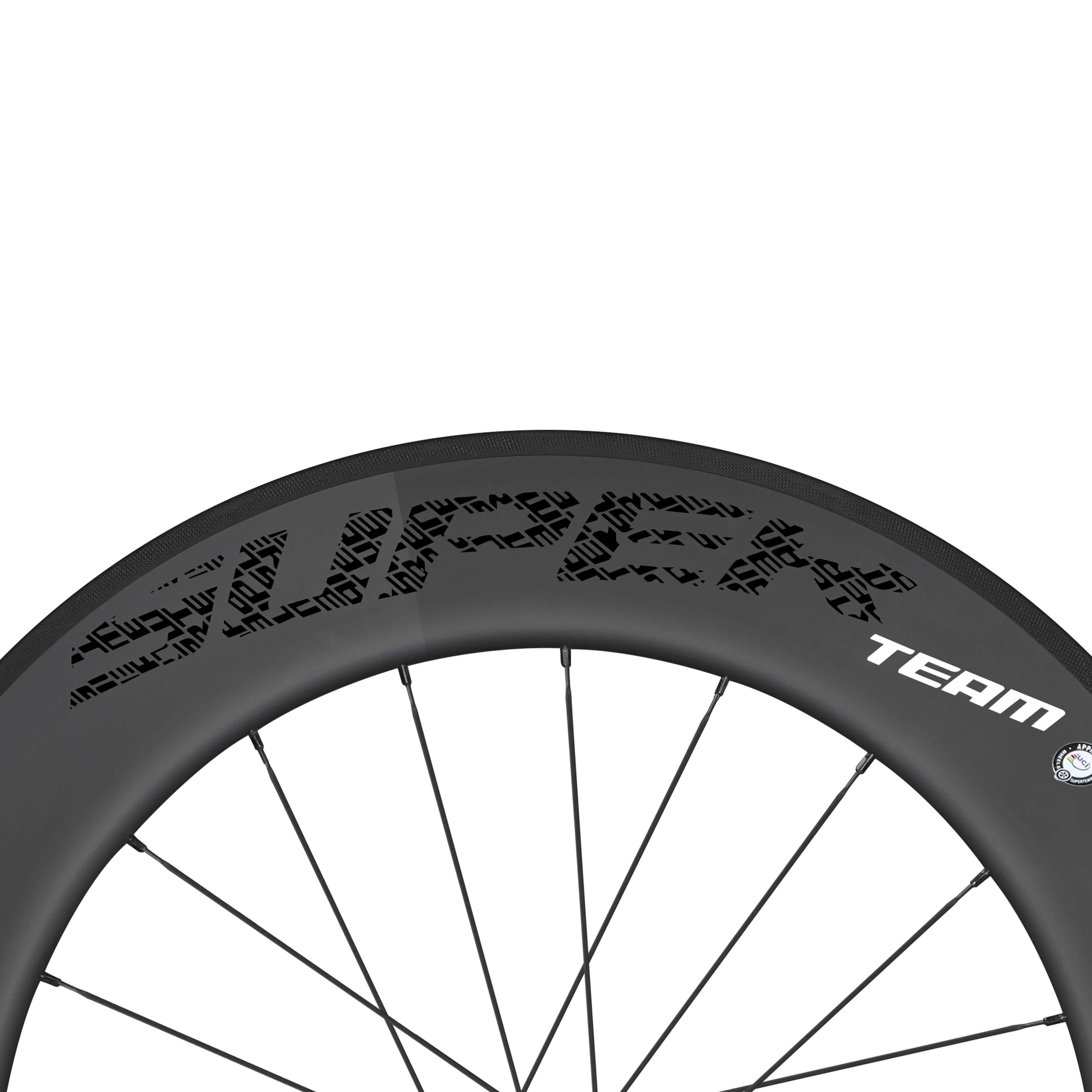 Classic PRO R25-88 Carbon Wheelset RIM Brake Black Decals