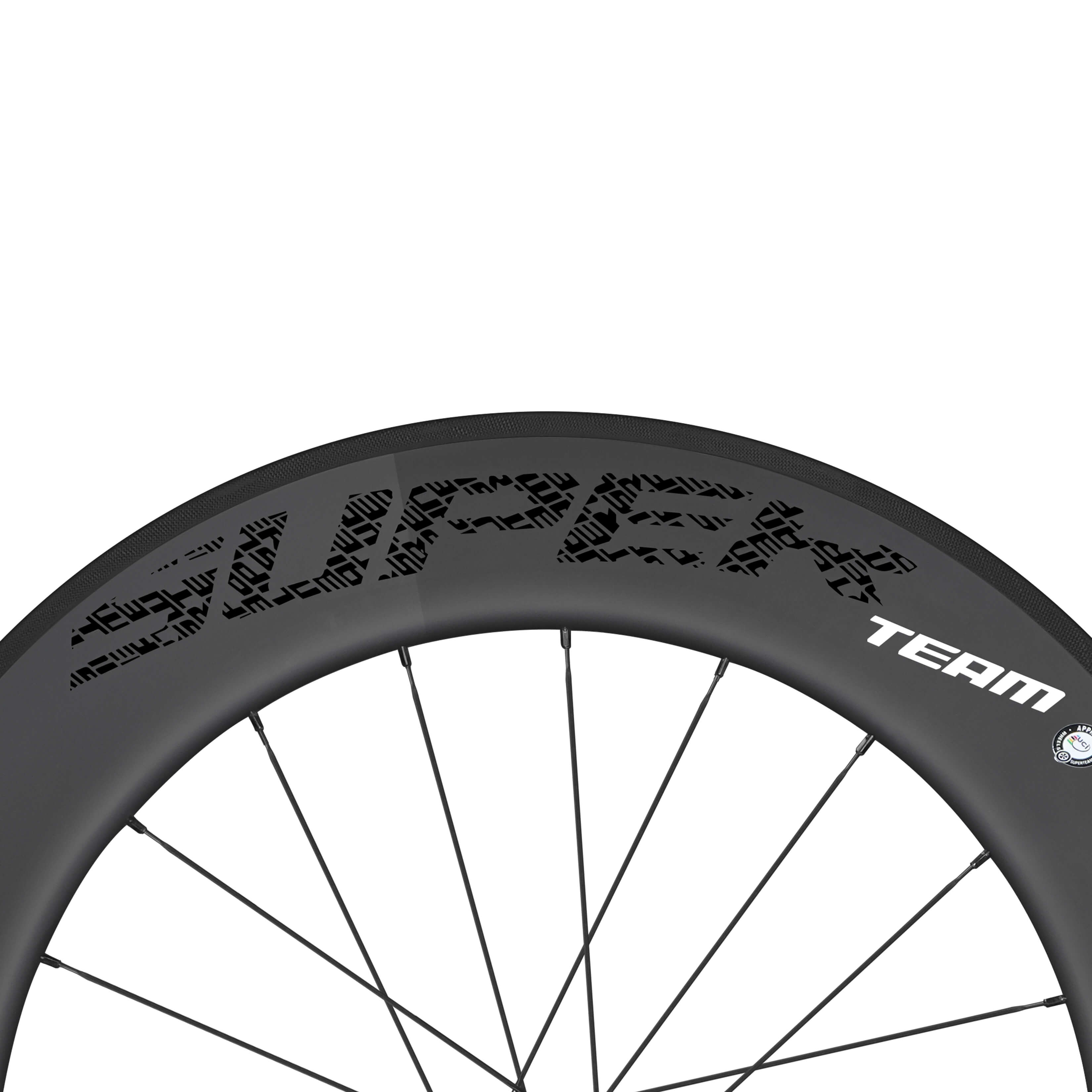 Classic PRO R25-60/88 Carbon Wheelset Rim Brake Black Decals