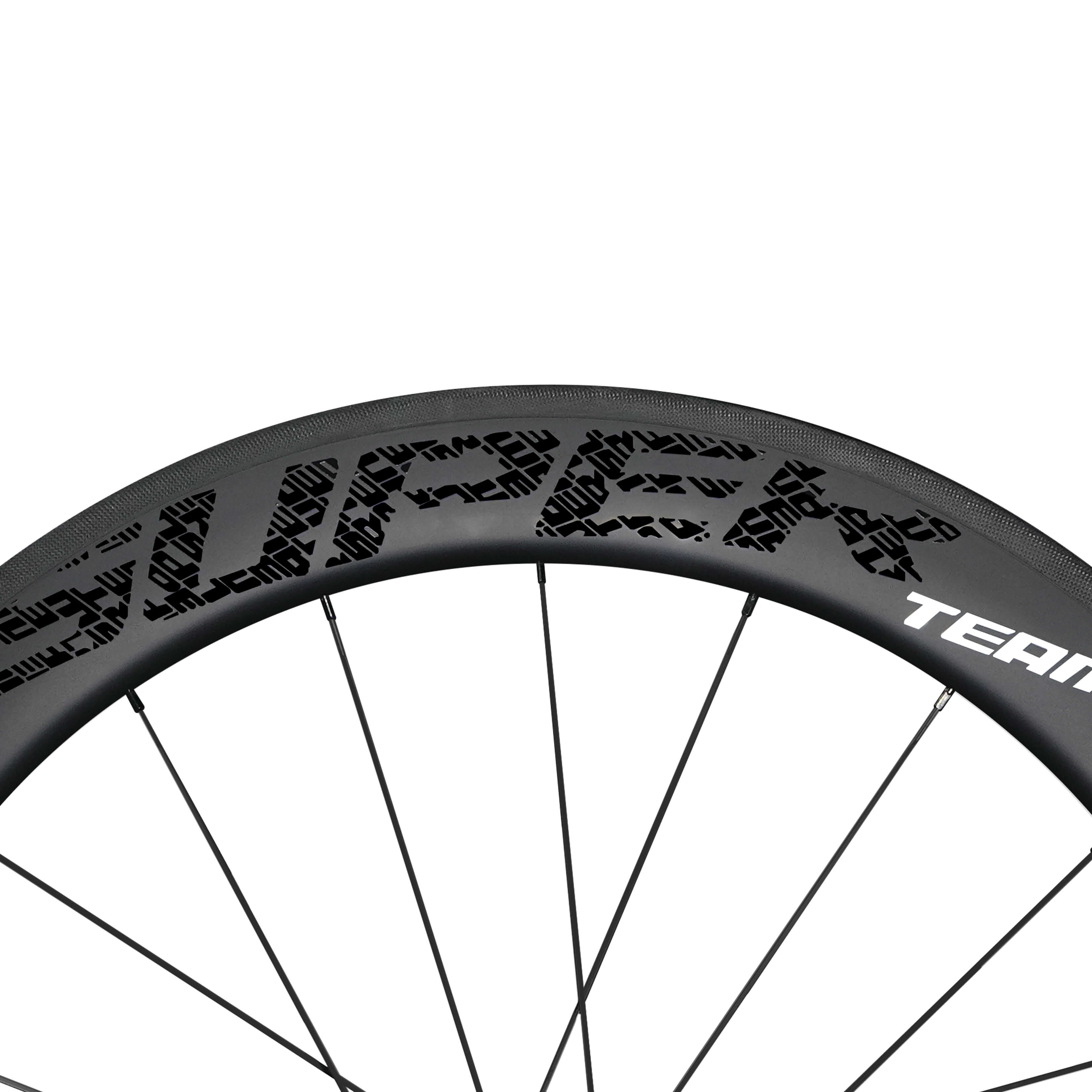 Classic PRO R25-60 Carbon Wheelset RIM Brake Black Decals