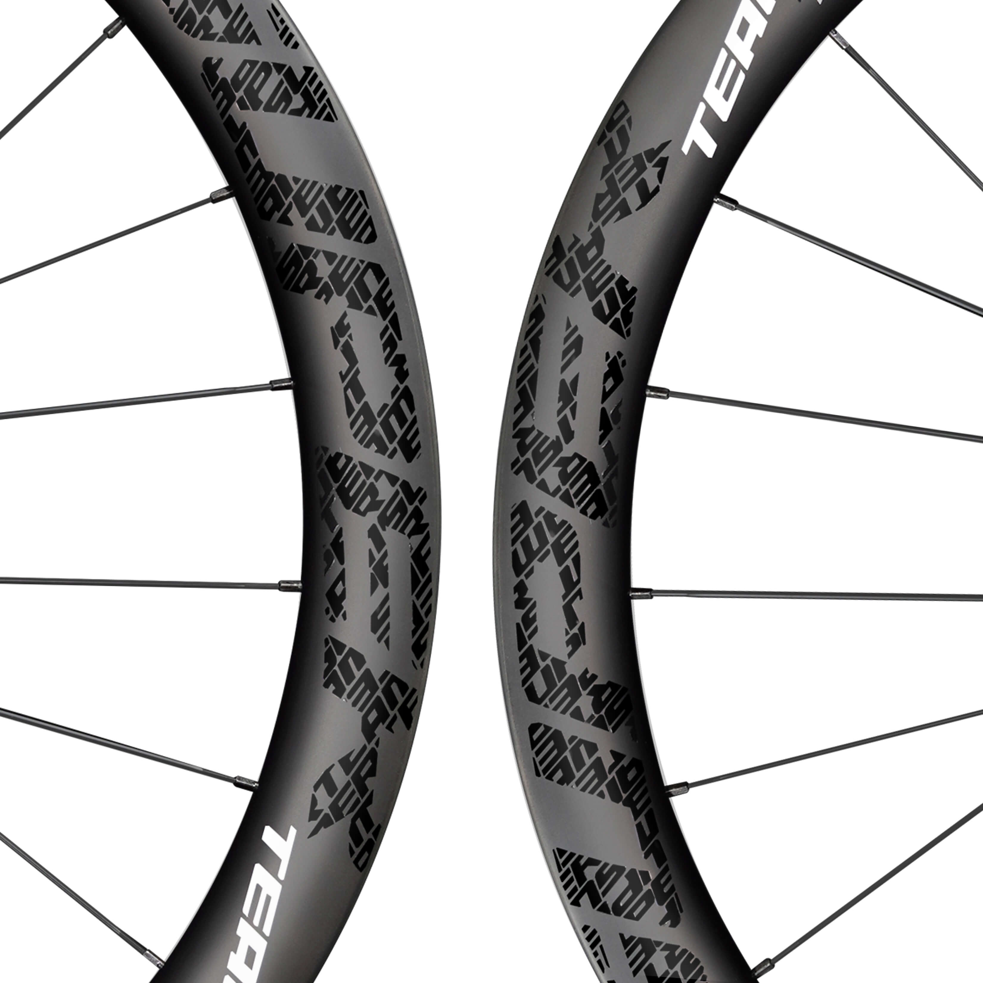 Classic PRO D28-45 Disc Brake Black Decals PILLAR WING21 Spokes