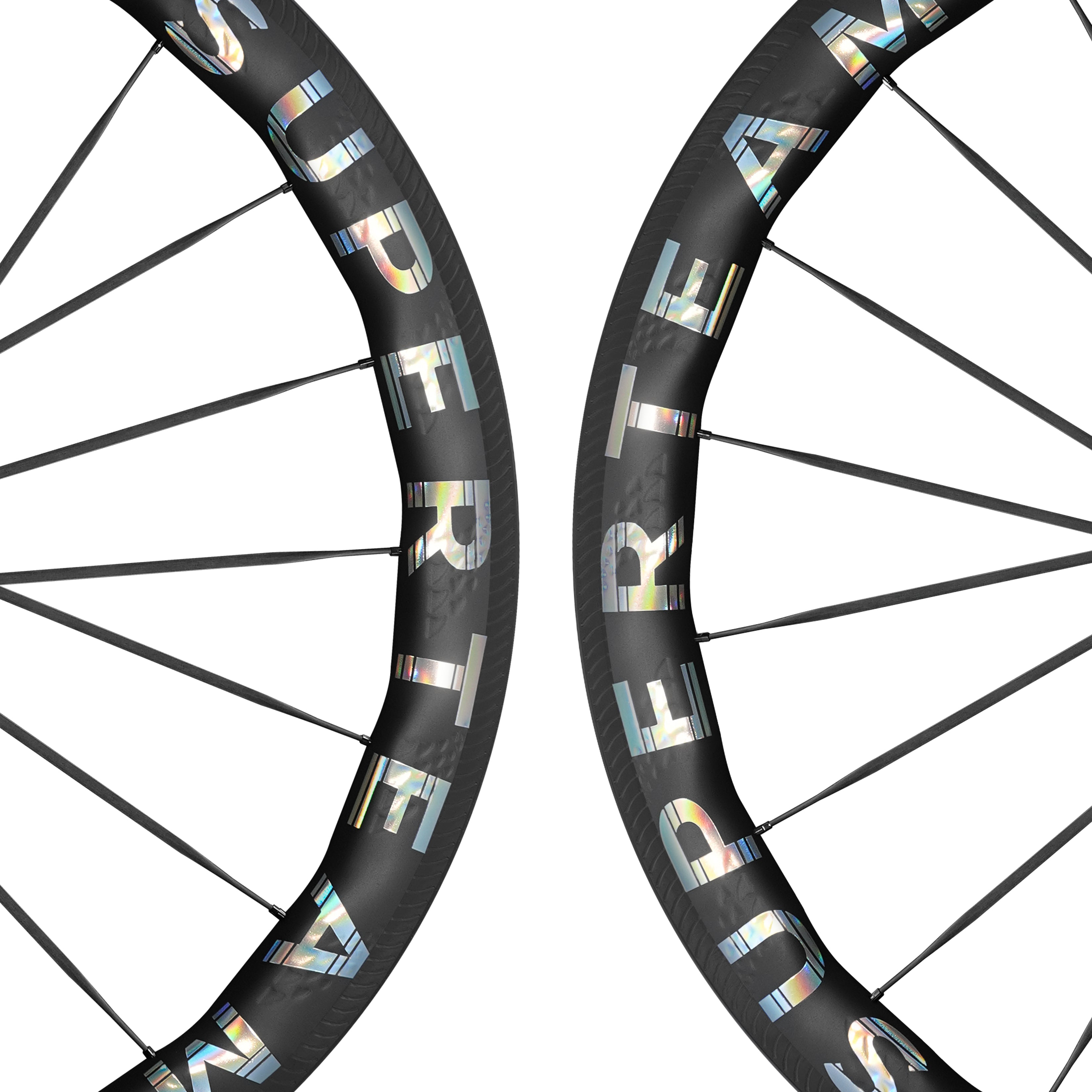 S-ALL Carbon Ultra D28-50 DISC Brake Silver Decals