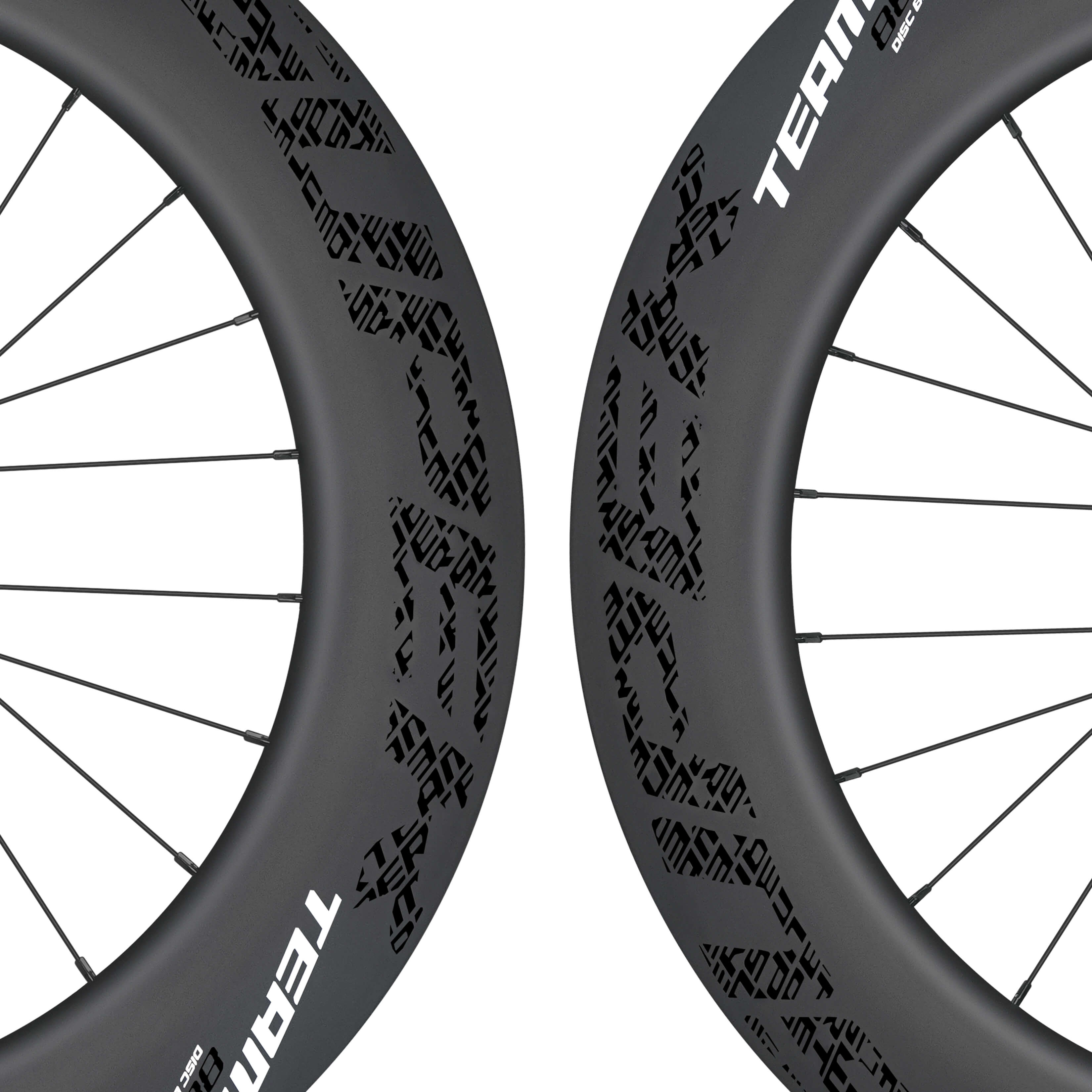 Classic PRO D30-88 Disc Brake Black Decals PILLAR WING21 Spokes