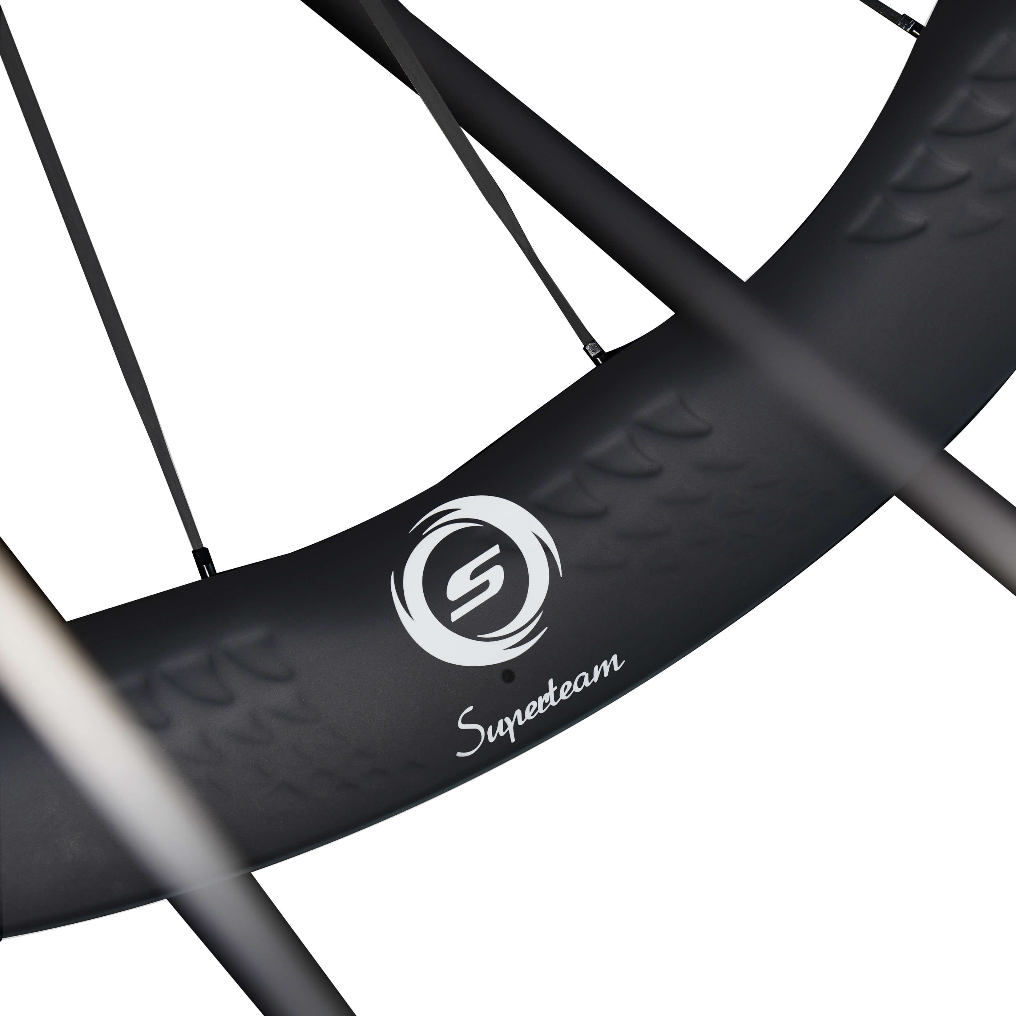 S-All Carbon Ultra H2 D30-50 Disc Brake White Decals | Superteam