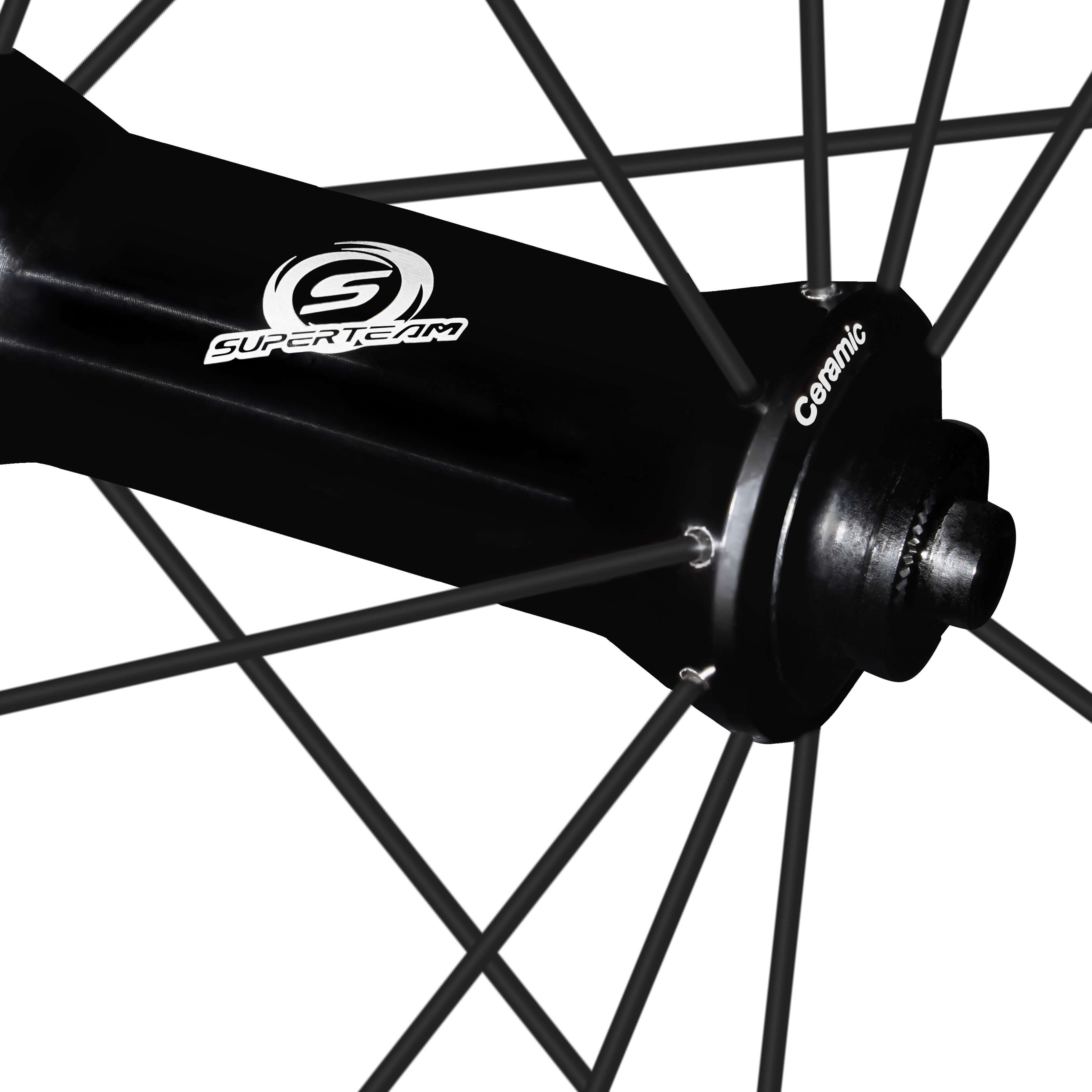 Conjunto de rodas de carbono Classic PRO R25-50 RIM Brake White Decals