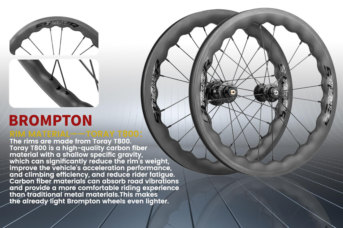 Discover the Convenience of Brompton Foldable Bike Carbon Wheelset