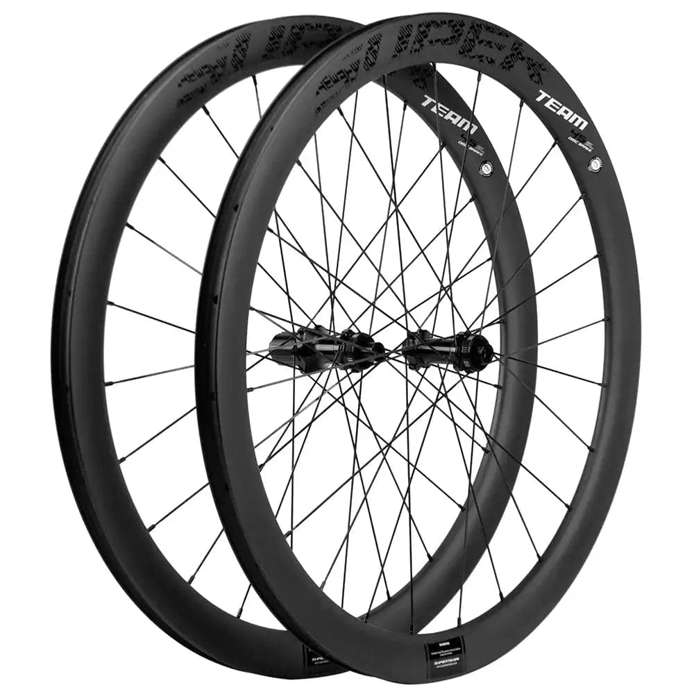 SUPERTEAM Classic PRO D28-45 Disc Brake Black Decals PILLAR WING21 Spokes