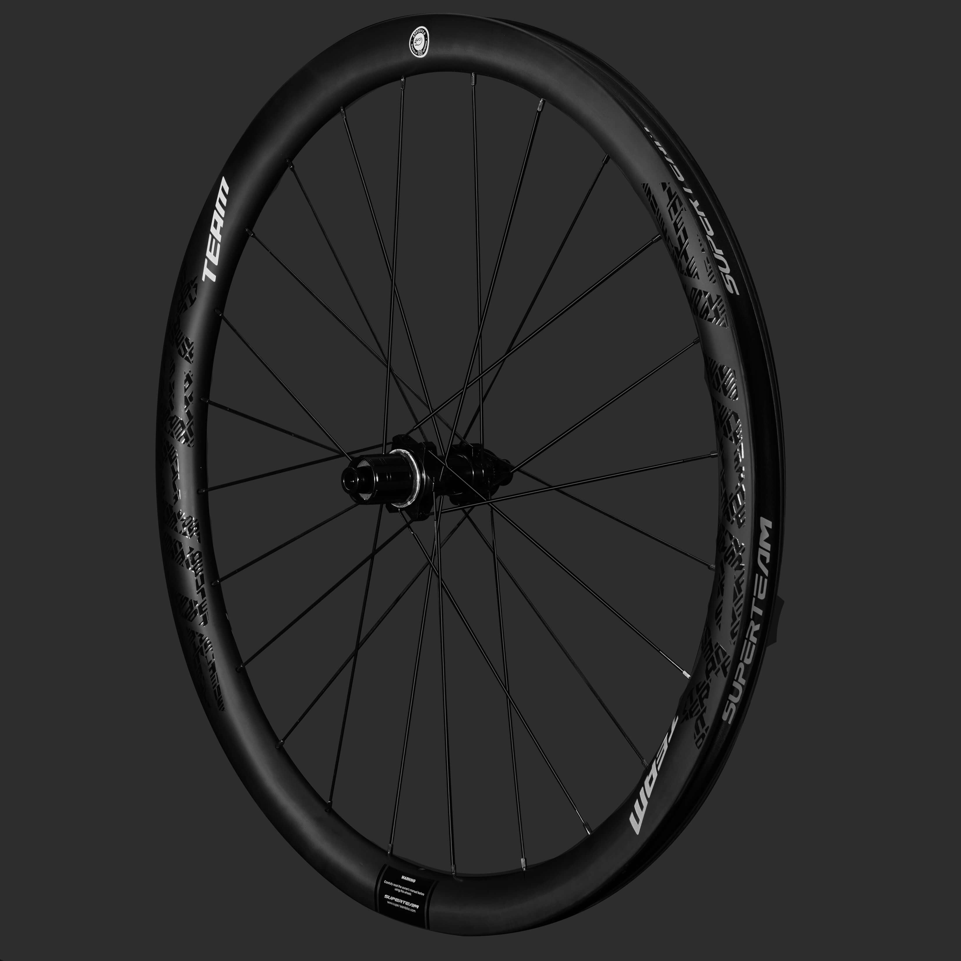 Superteam Classic PRO R25-38 Carbon Wheelset RIM Brake Black Decals