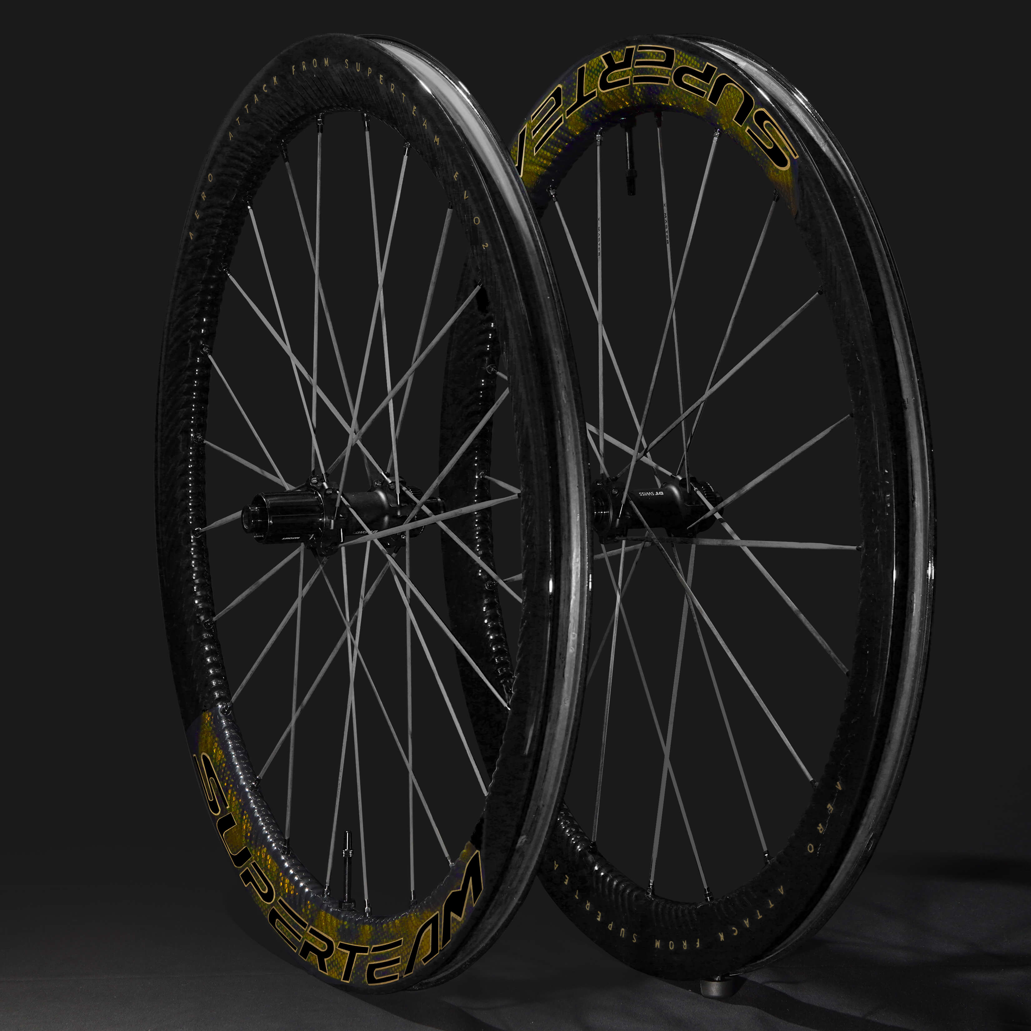 S-ALL Carbon EVO Ⅱ D30-50 DISC Brake Gold Decals