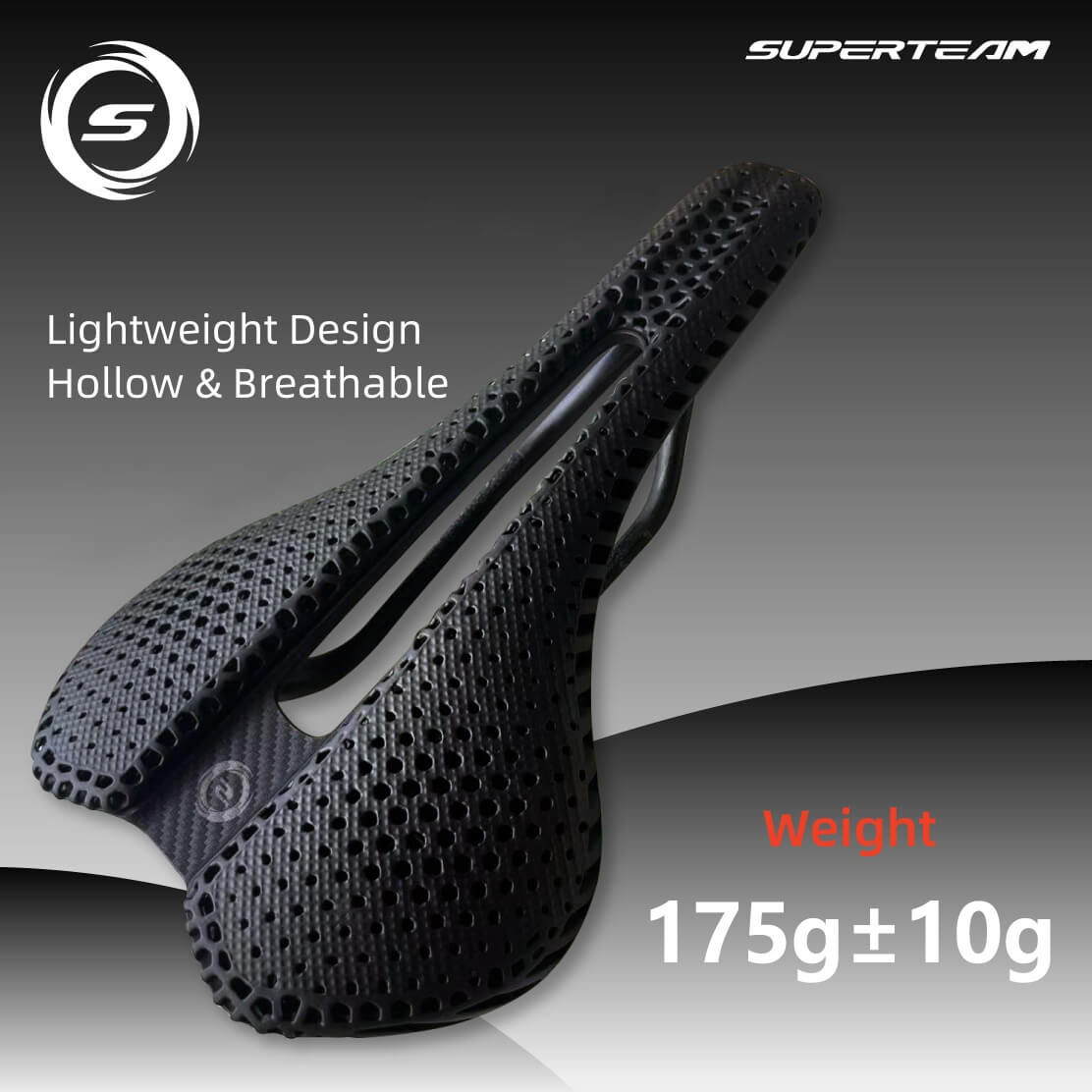 Superteam 3D-Printed Honeycomb Saddle