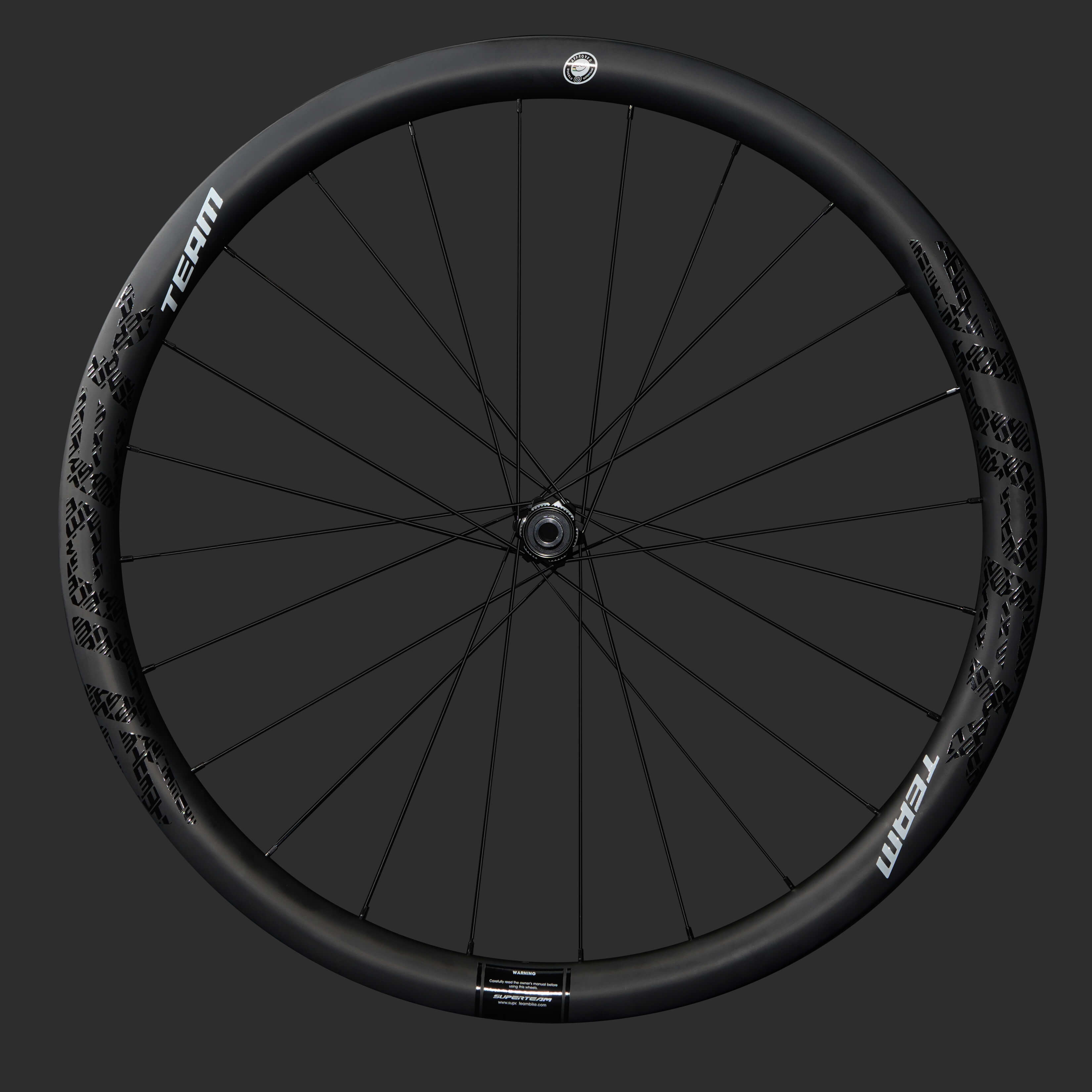 Superteam Classic PRO R25-38 Carbon Wheelset RIM Brake Black Decals