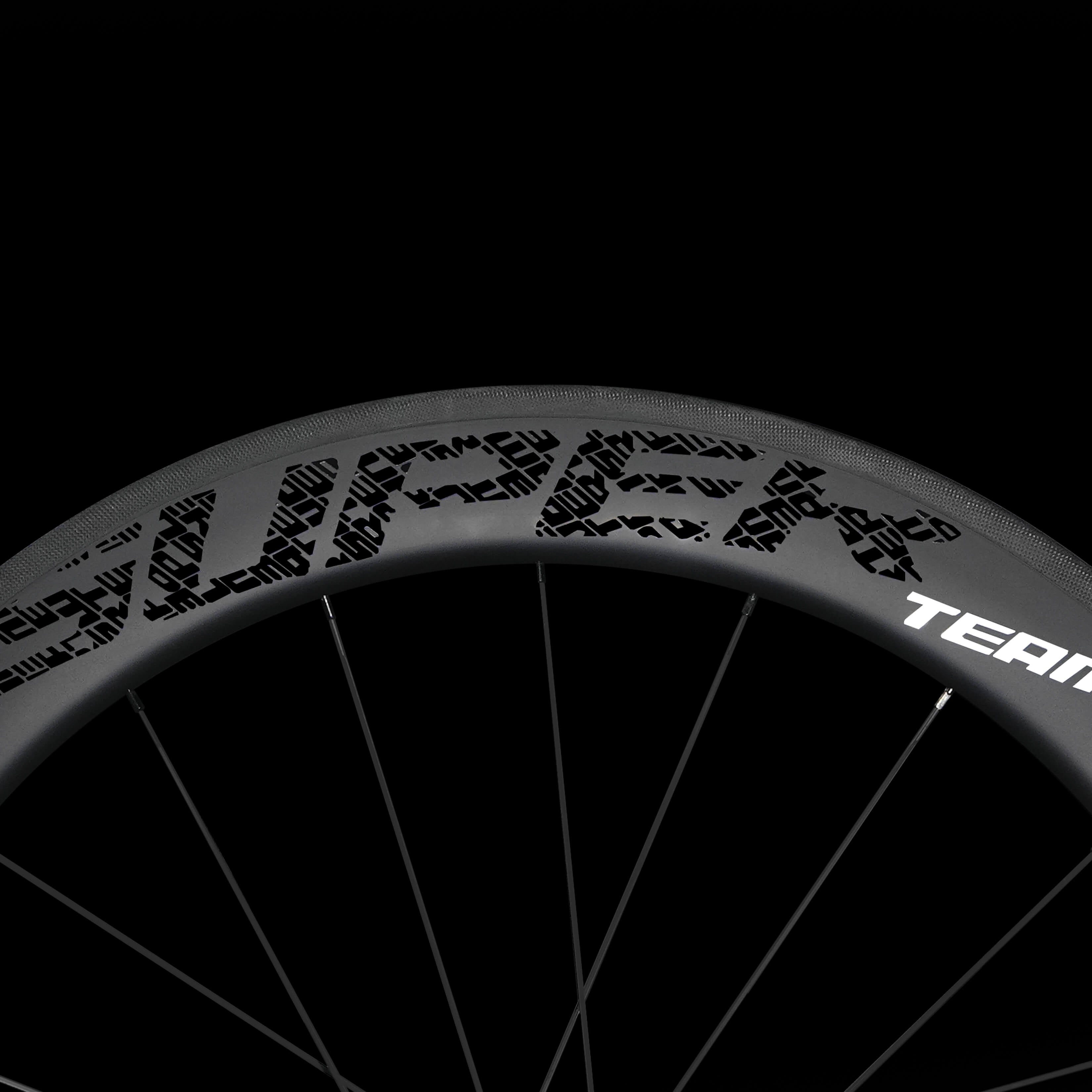 Classic PRO R25-60 Carbon Wheelset RIM Brake Black Decals