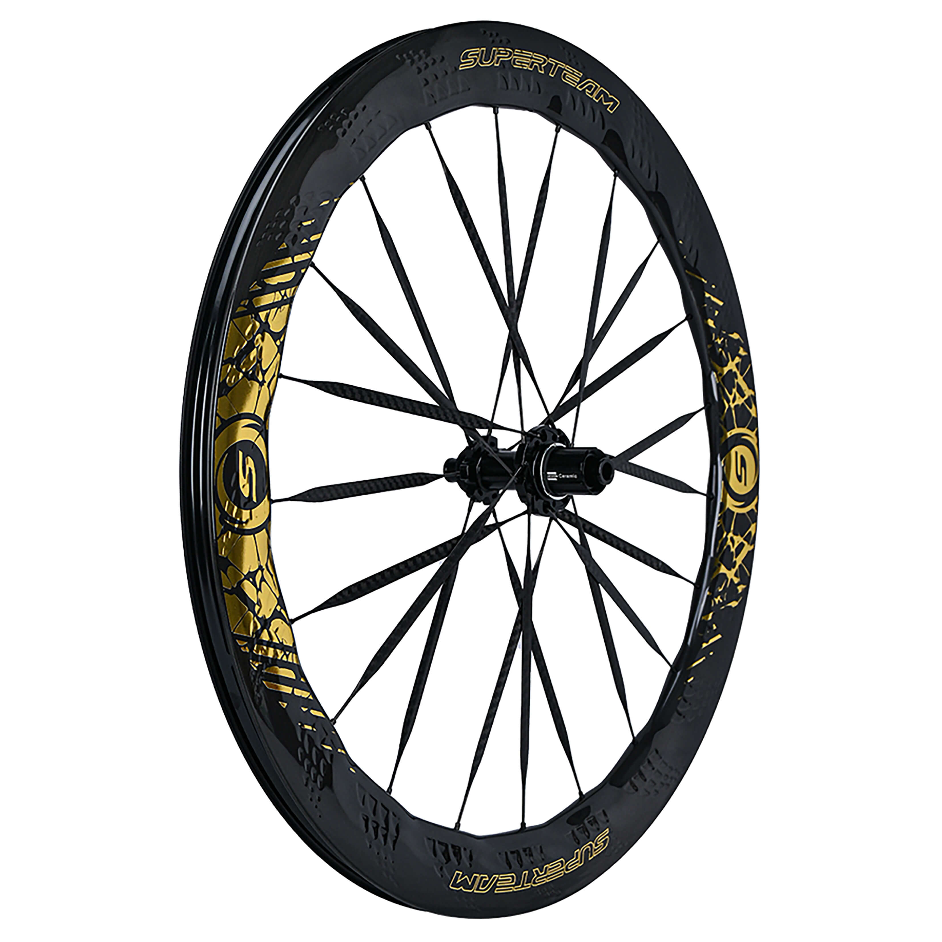 S-ALL Carbon Ultra Nazar Boncugu D28-50 DISC Brake Gold Decals