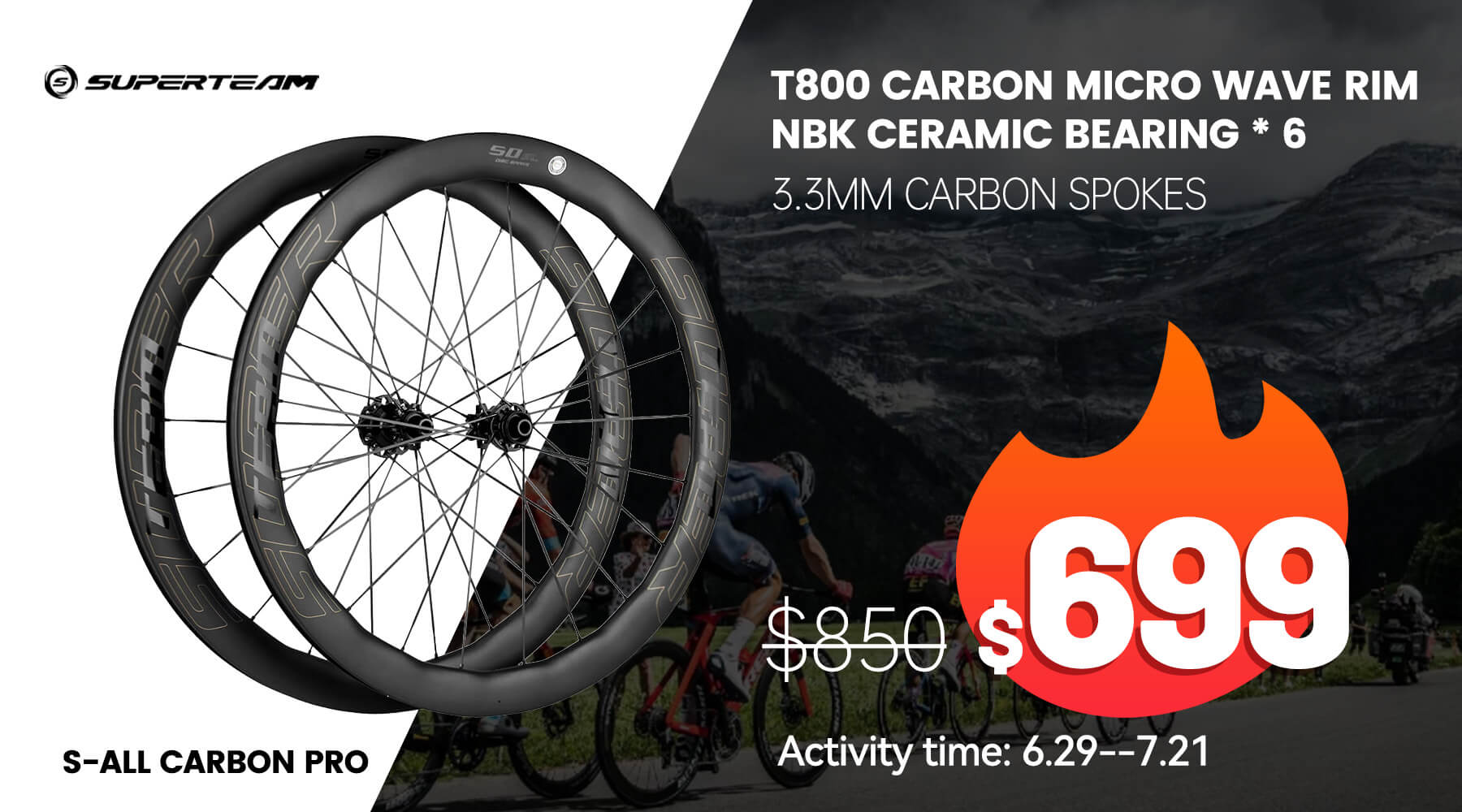 Carbon Spokes Wheels - Superteam