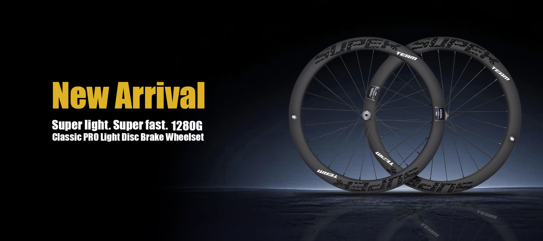 SUPERTEAM BIKE WHEELSET CARBON RIMS AND CARBON WHEELS