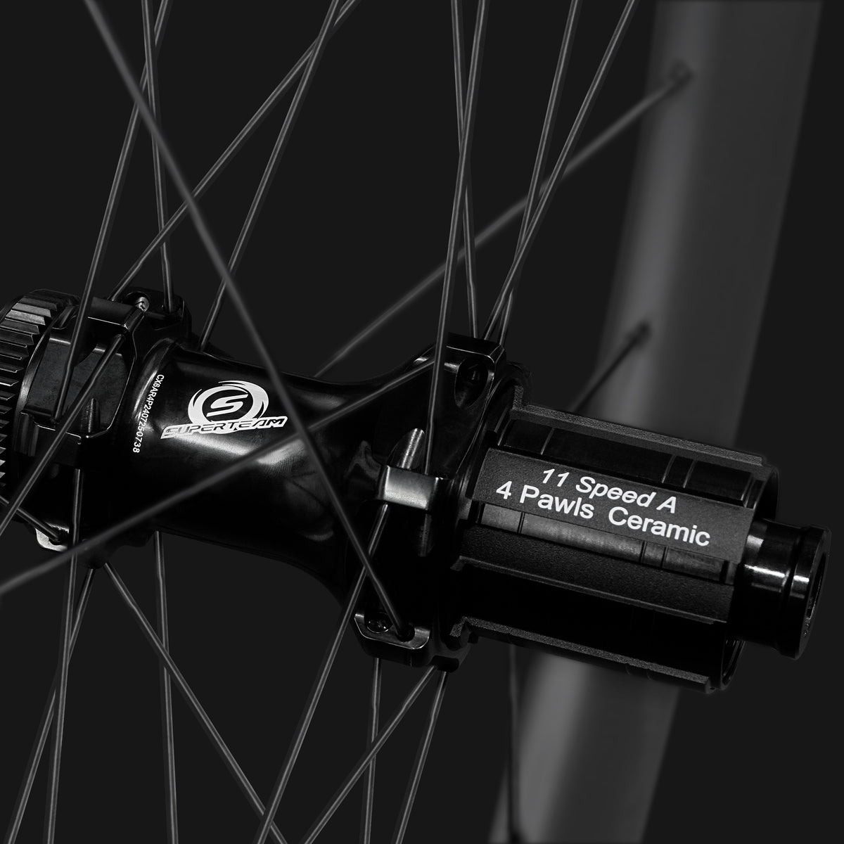 Classic PRO D28-60/88 Disc Brake Black Decals PILLAR WING21 Spokes