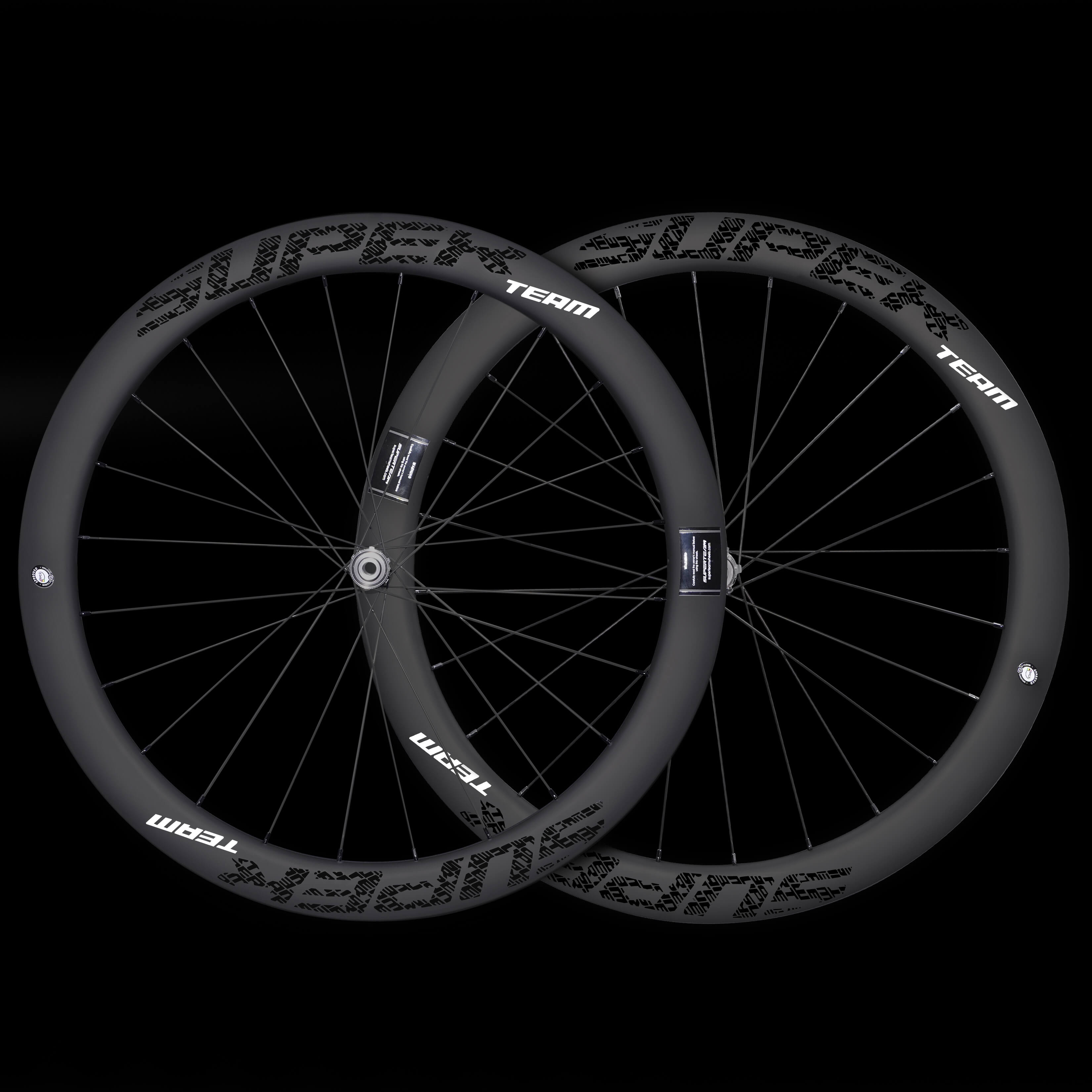 SUPERTEAM BIKE WHEELSET CARBON RIMS AND CARBON WHEELS