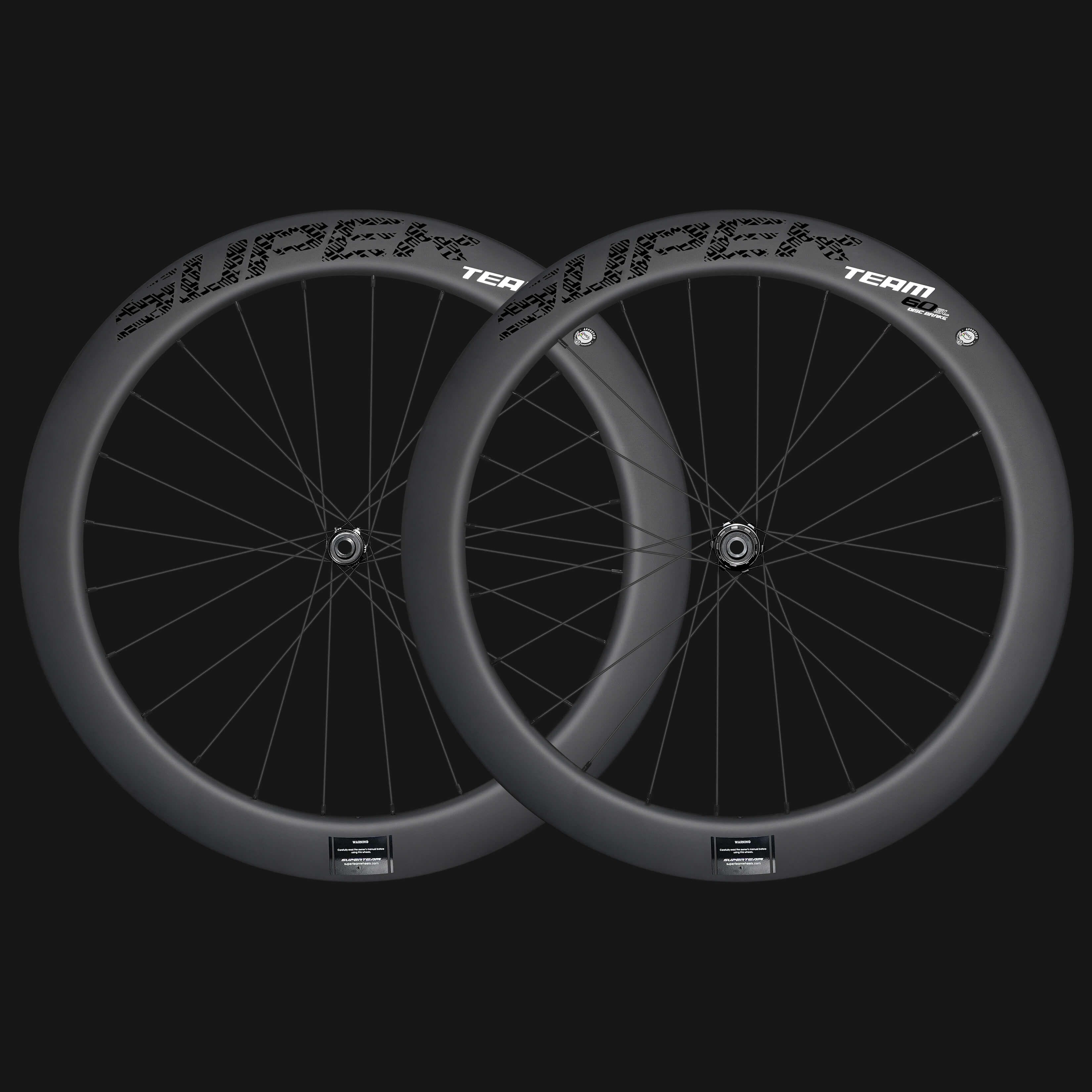 Road Bike Classic PRO D28-60 Disc Brake Black Decals PILLAR WING21 Spokes