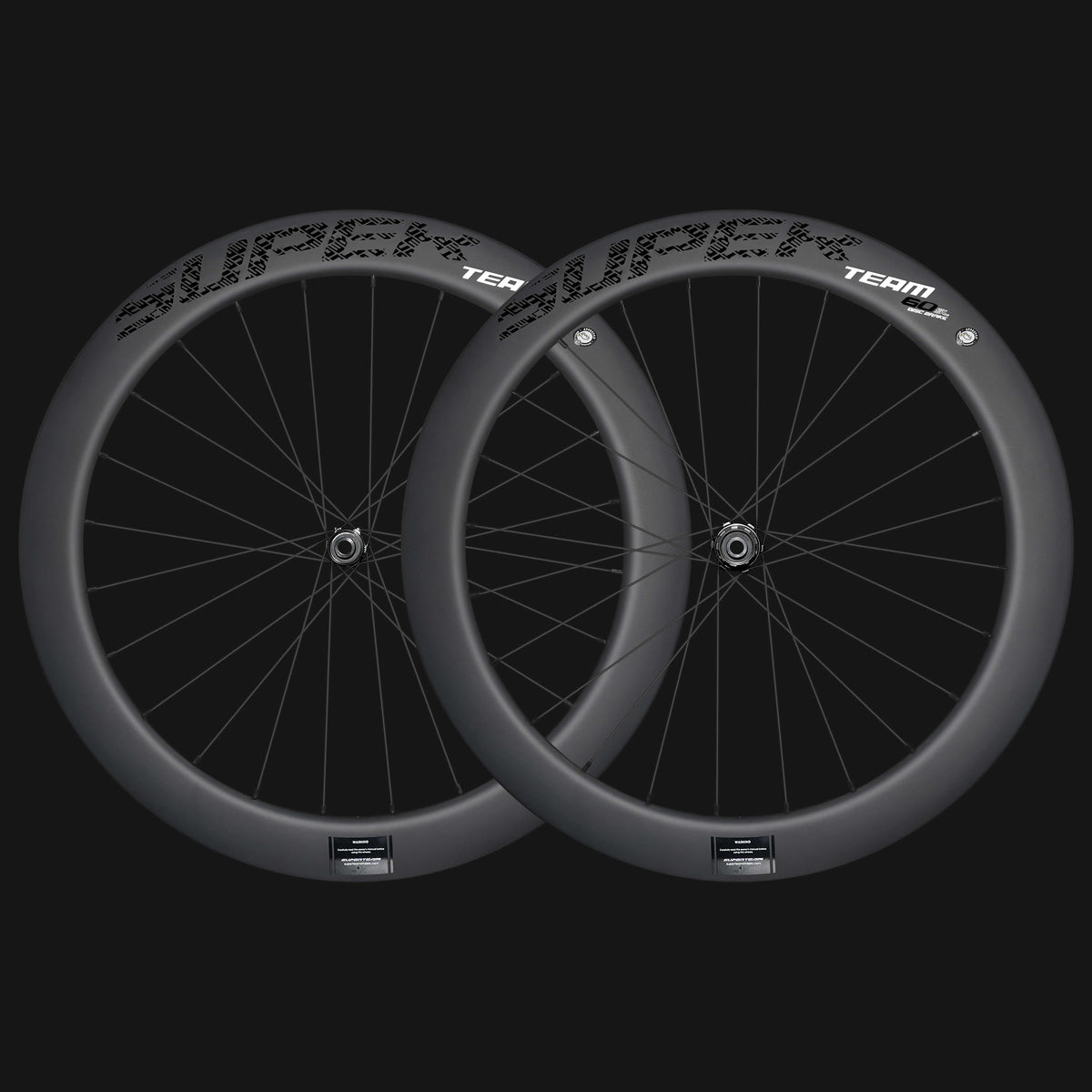 Autocollants noirs pour freins à disque Classic PRO D28-60, rayons PILLAR WING21