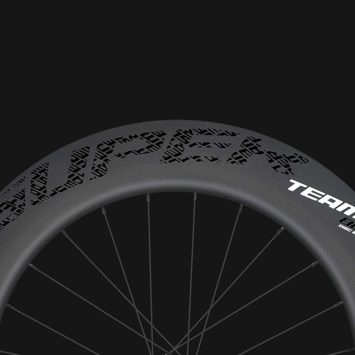 Classic PRO D30-88 Disc Brake Black Decals PILLAR WING21 Spokes