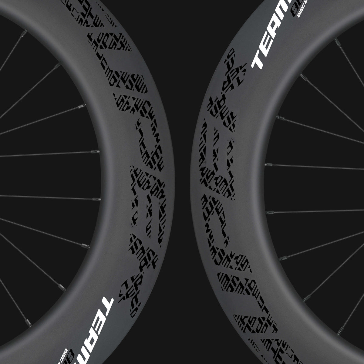 Classic PRO D30-88 Disc Brake Black Decals PILLAR WING21 Spokes