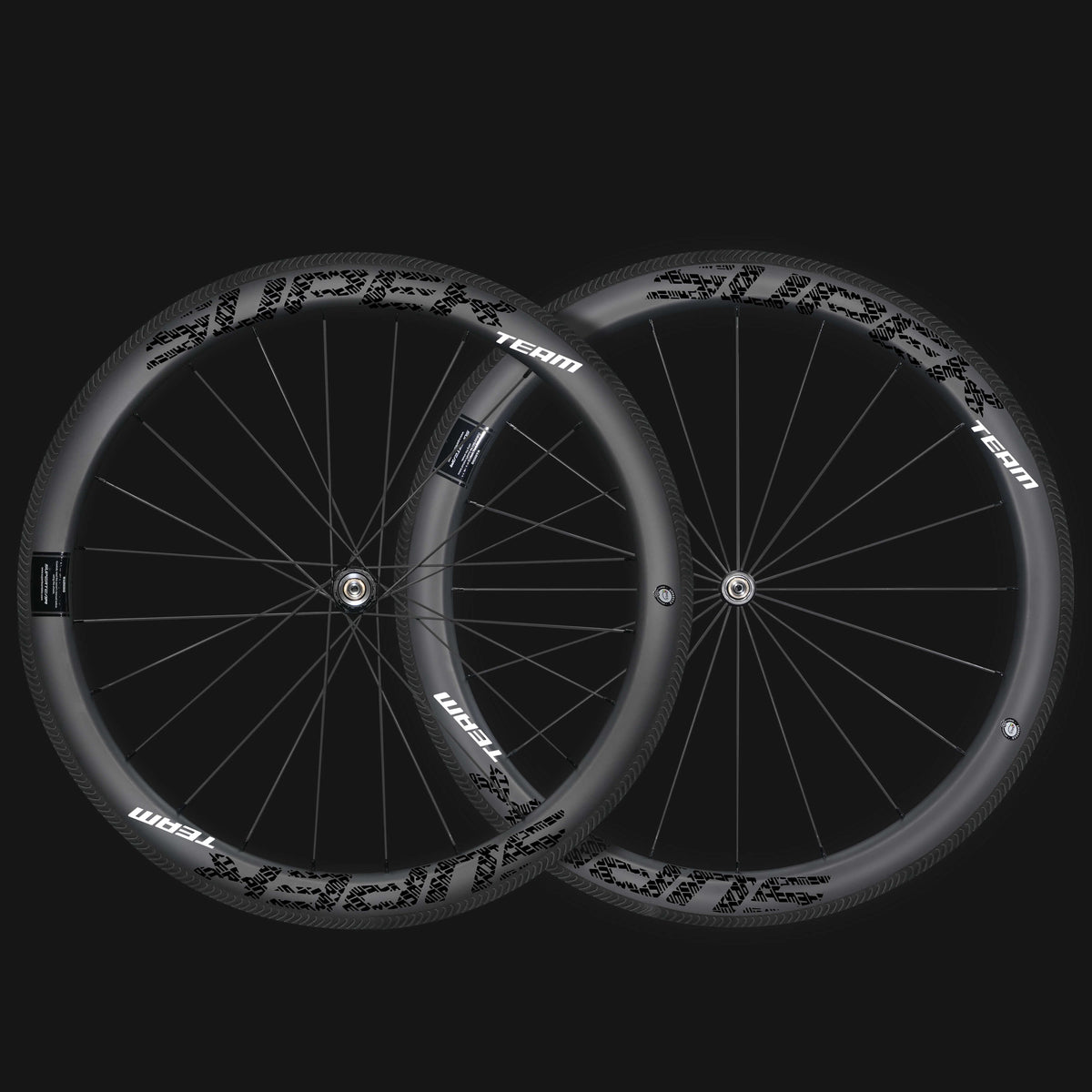 Paire de roues Classic PRO Light R25-50 en carbone avec frein sur jante