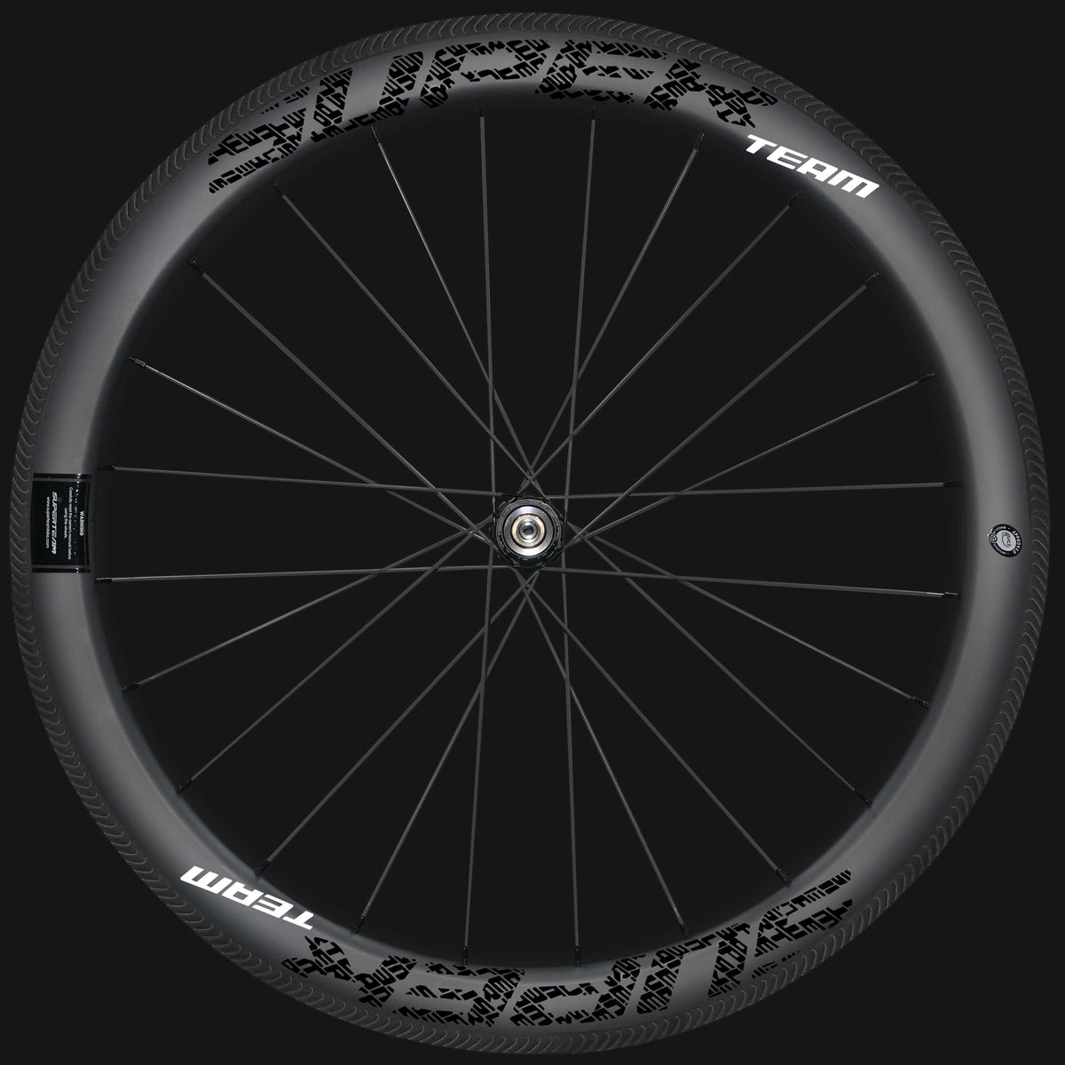 Paire de roues Classic PRO Light R25-50 en carbone avec frein sur jante