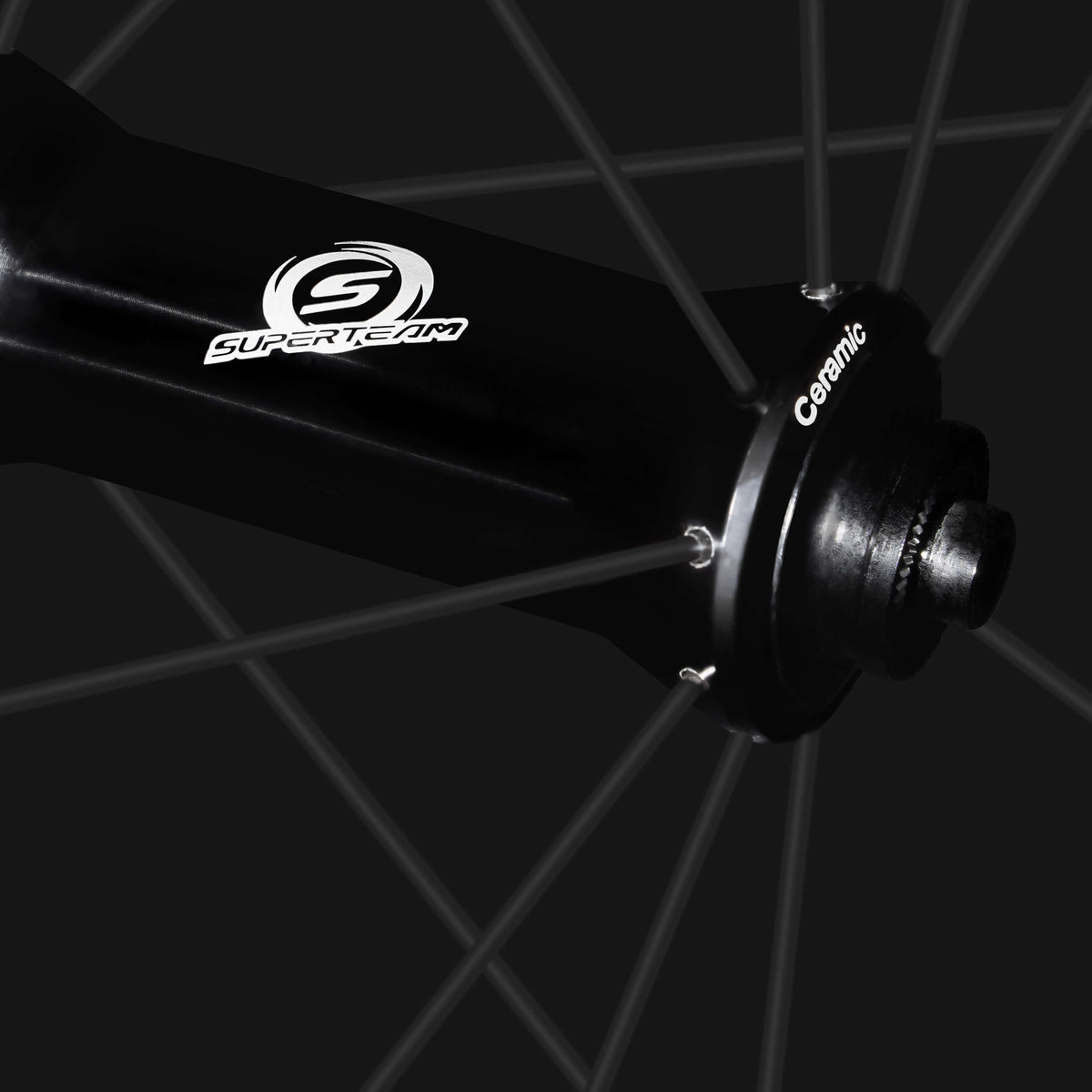 Conjunto de rodas de carbono Classic PRO R25-50 RIM Brake White Decals