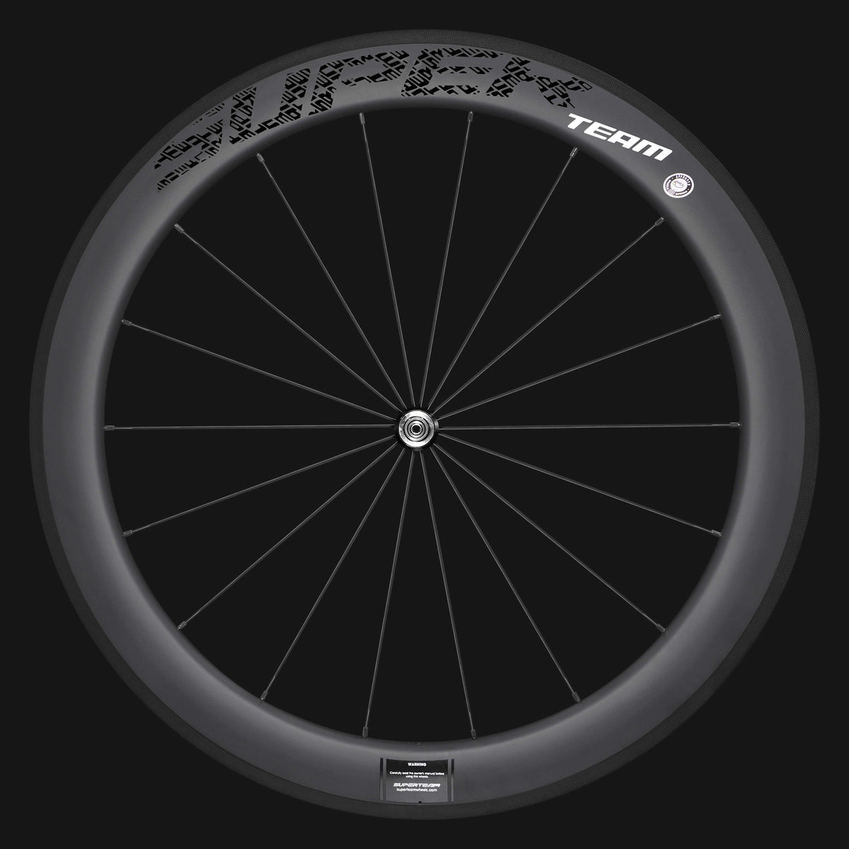 Roues Classic PRO R25-60/88 en carbone, freins sur jante, autocollants noirs