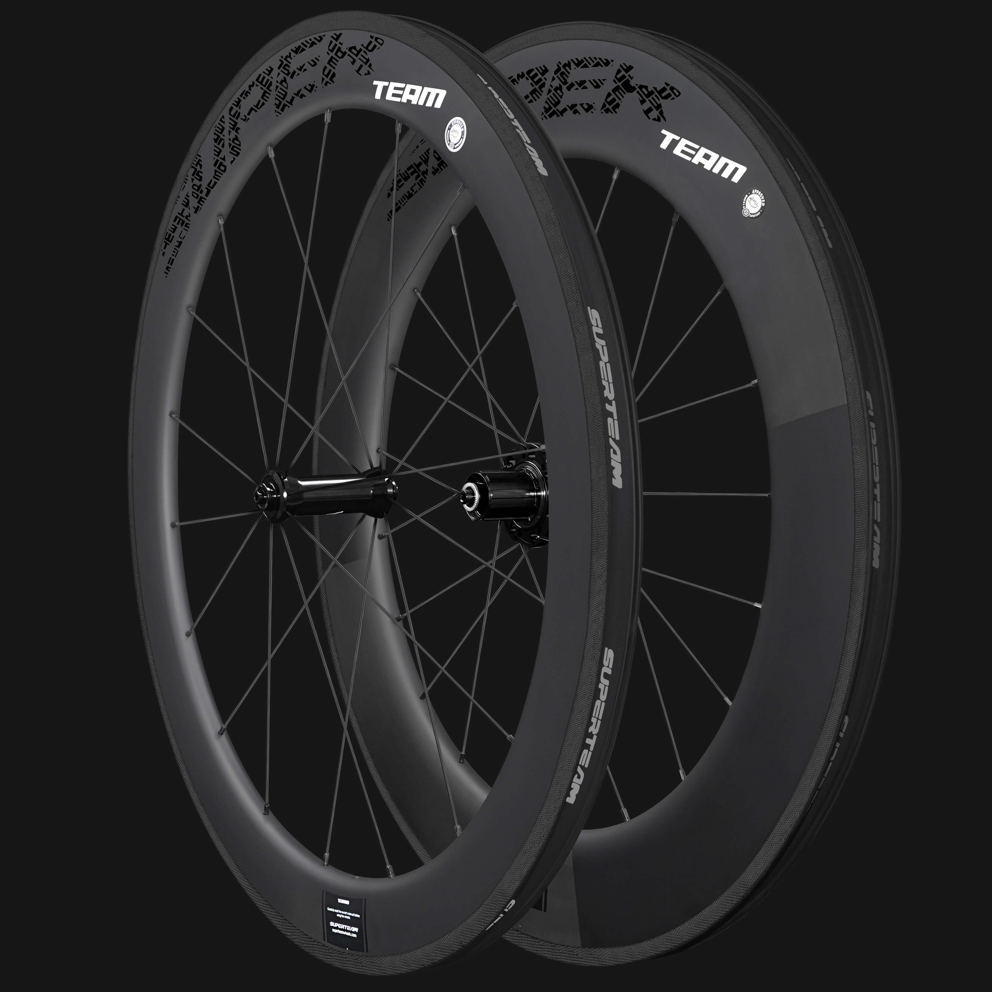 Road Bike Classic PRO R25-60/88 Carbon Wheelset Rim Brake Black 