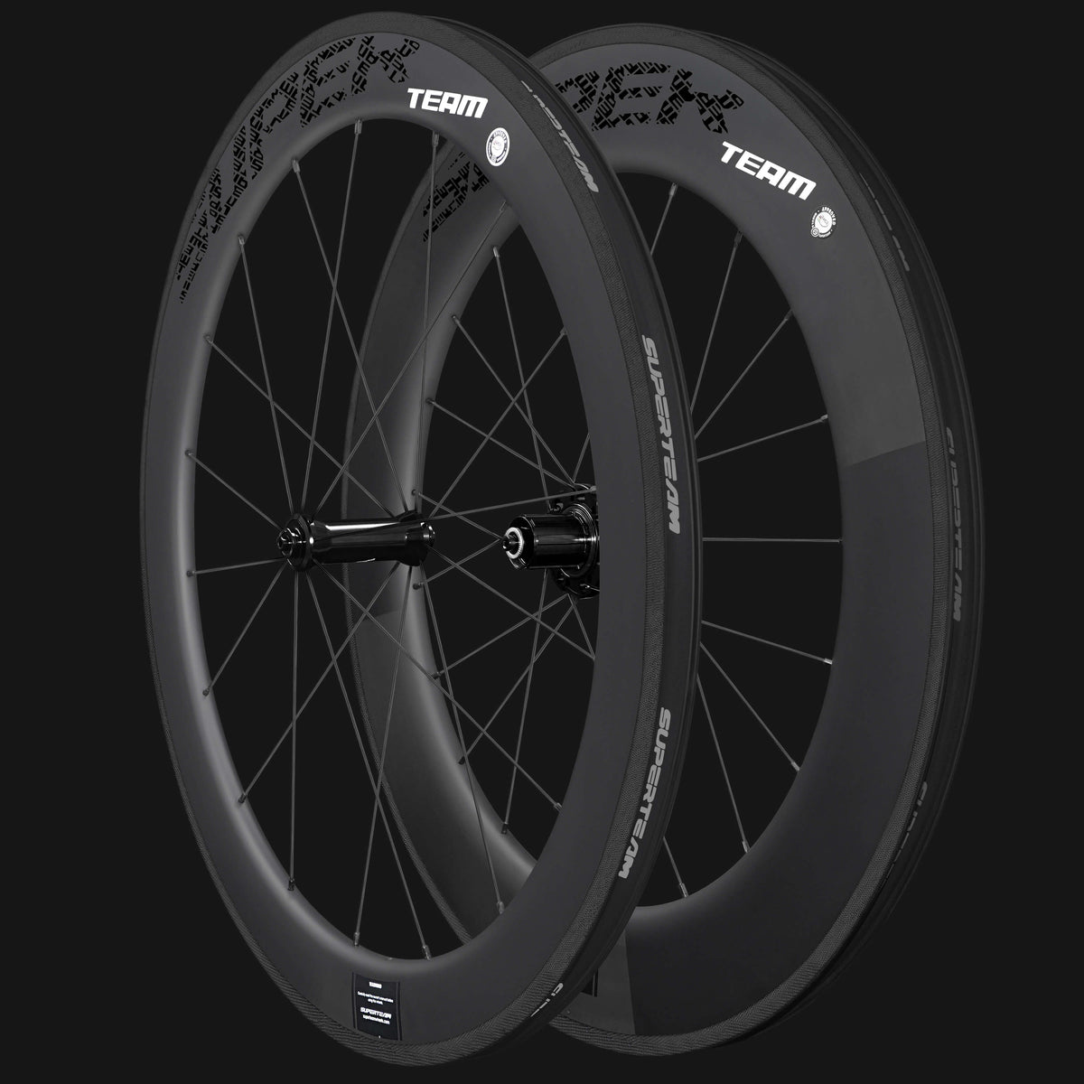 Classic PRO R25-60/88 Carbon Wheelset Rim Brake Black Decals
