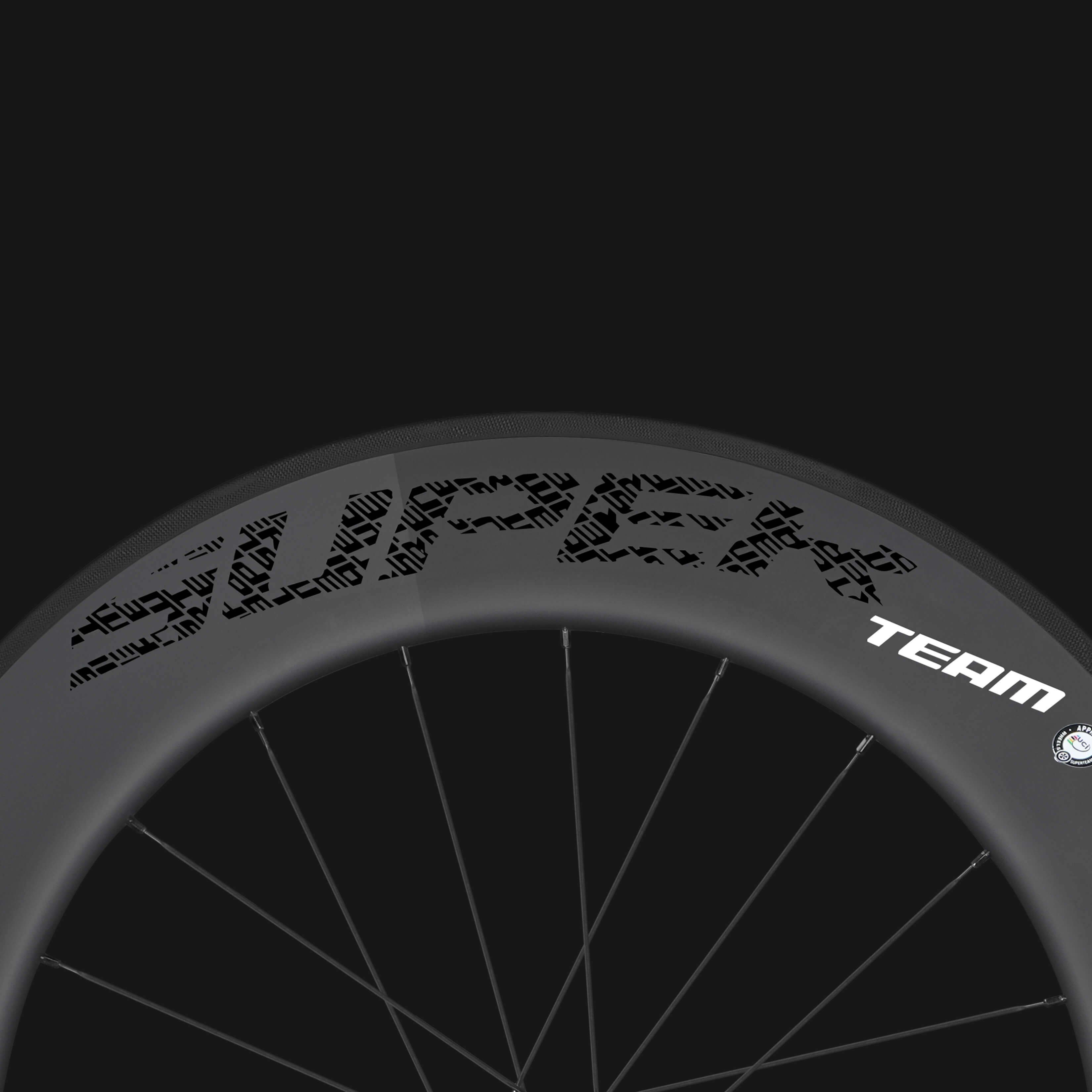 Road Bike Classic PRO R25-60/88 Carbon Wheelset Rim Brake Black 