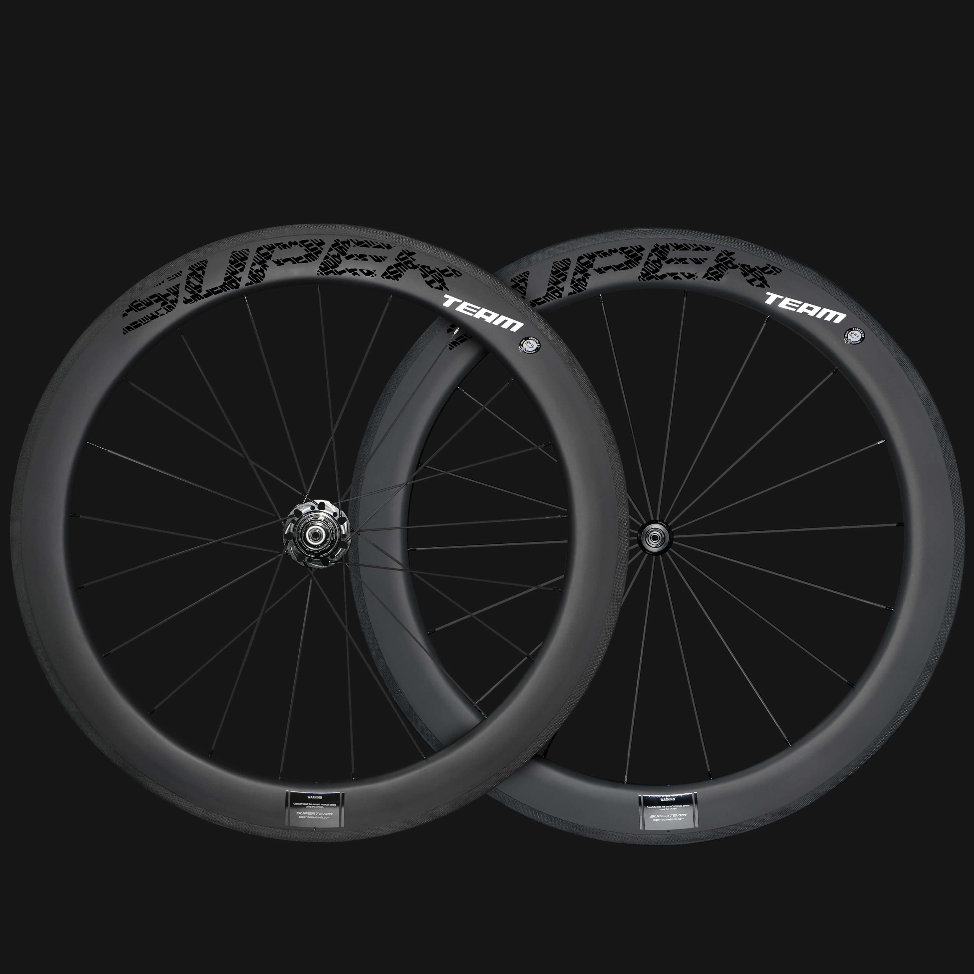 Classic PRO R25-60 Carbon Wheelset RIM Brake Black Decals