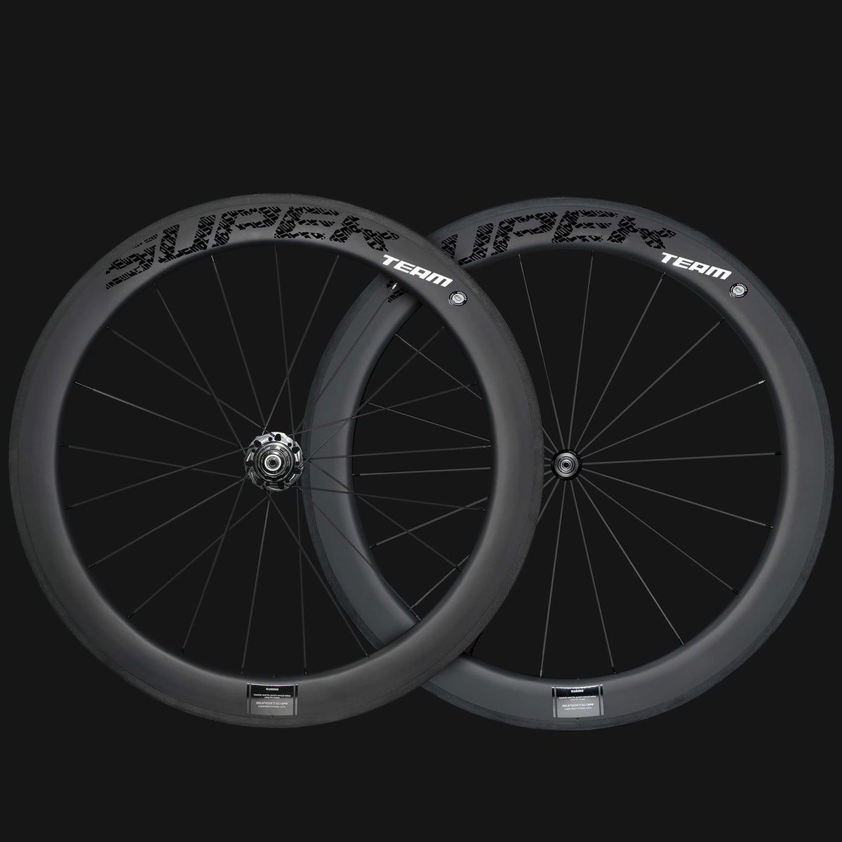 Roues Classic PRO R25-60 en carbone, freins sur jante, autocollants noirs