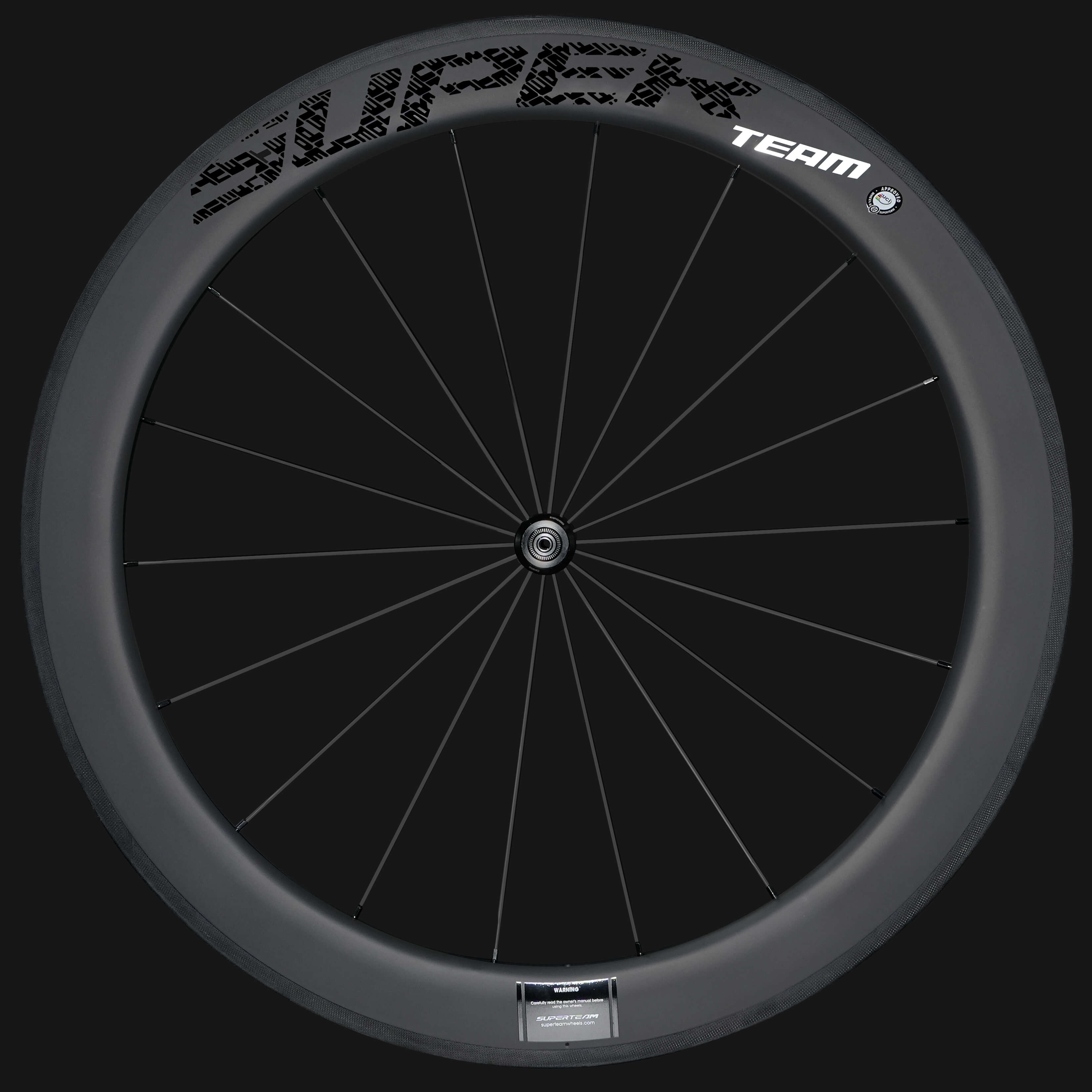 Conjunto de rodas de carbono Classic PRO R25-50 RIM Brake Black Decals