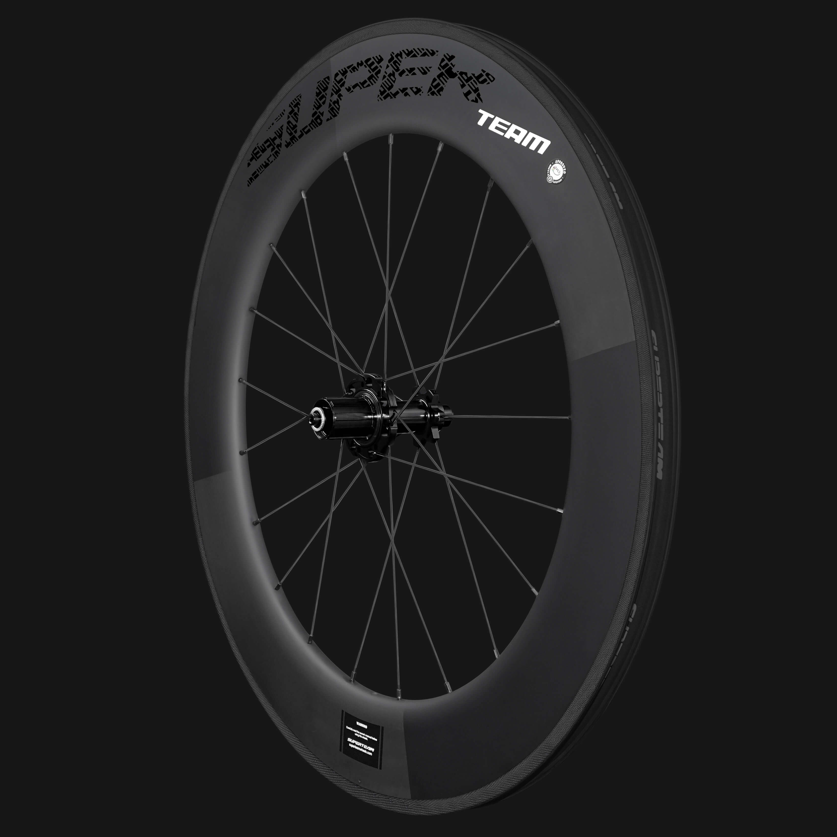 Classic PRO R25-88 Carbon Wheelset RIM Brake Black Decals Carbon Spoke Road Wheelset