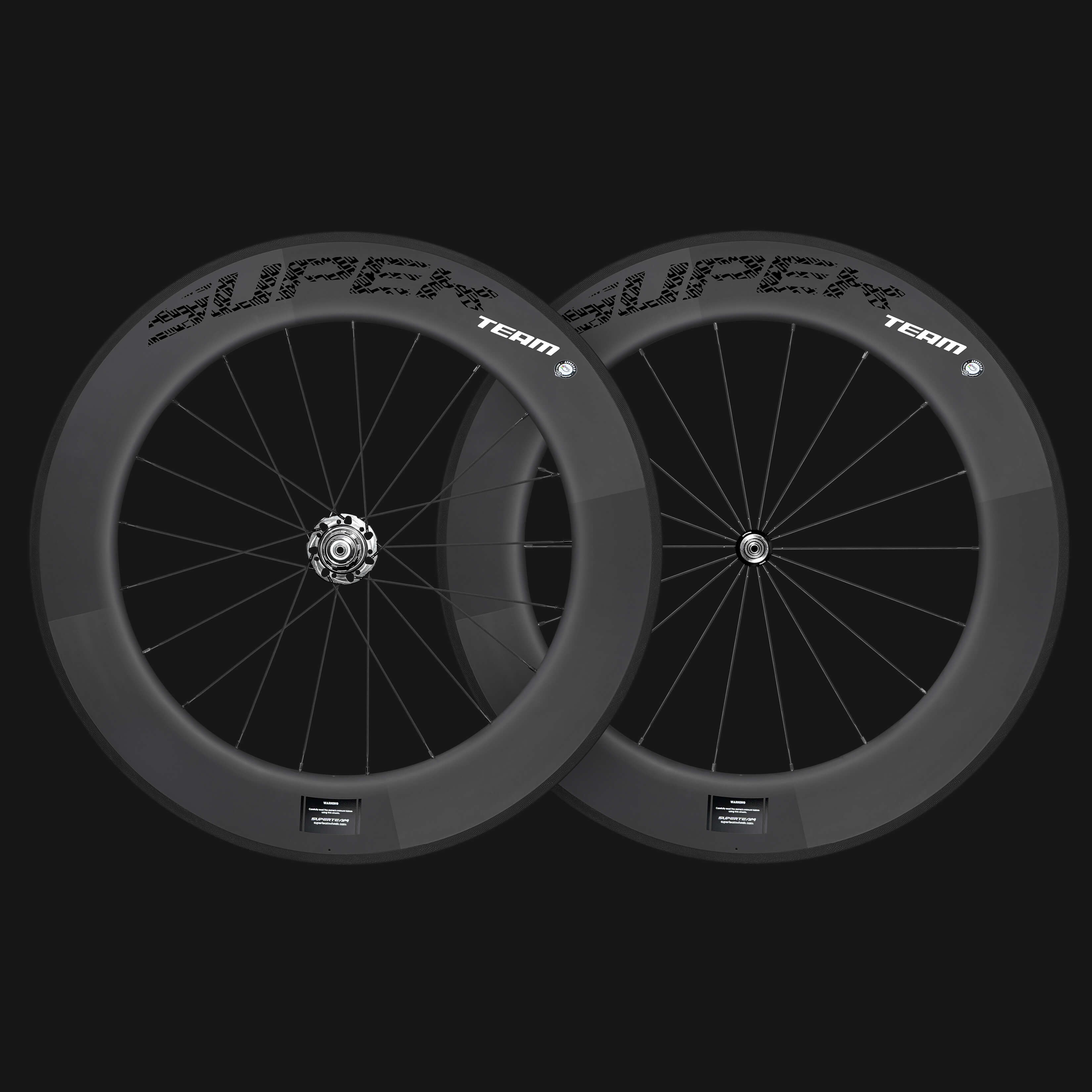 スーパーチーム　88mm Amazon | Superteam 88mm カーボンファイバーホイール 幅23mm 700c