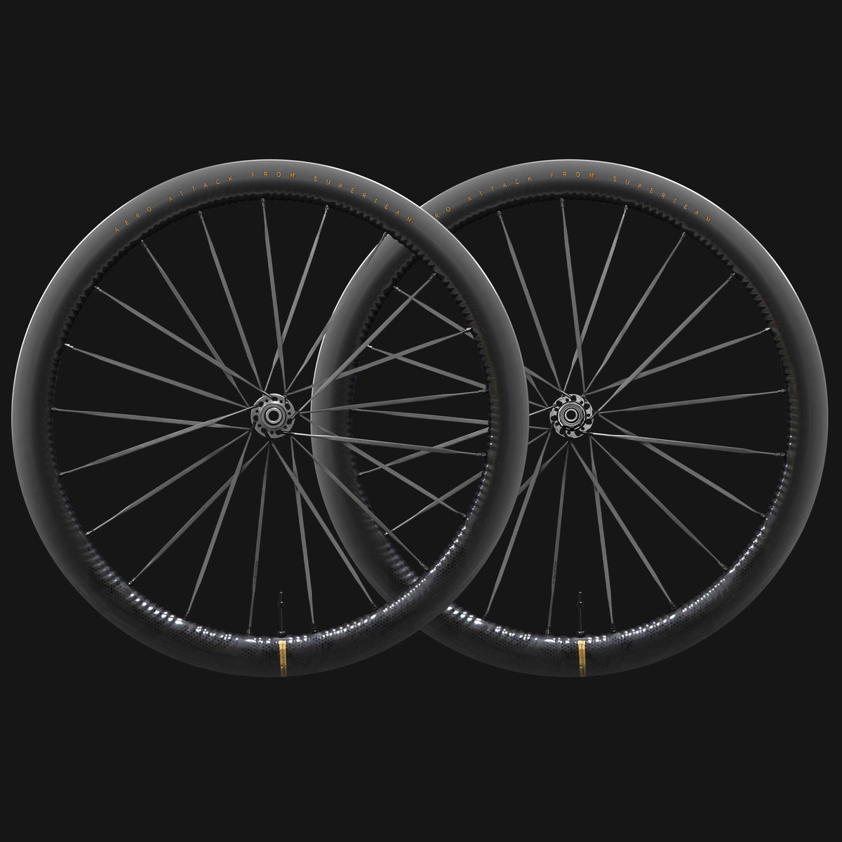 S-ALL Carbon EVO D28-45 DISC Brake Black Spokes