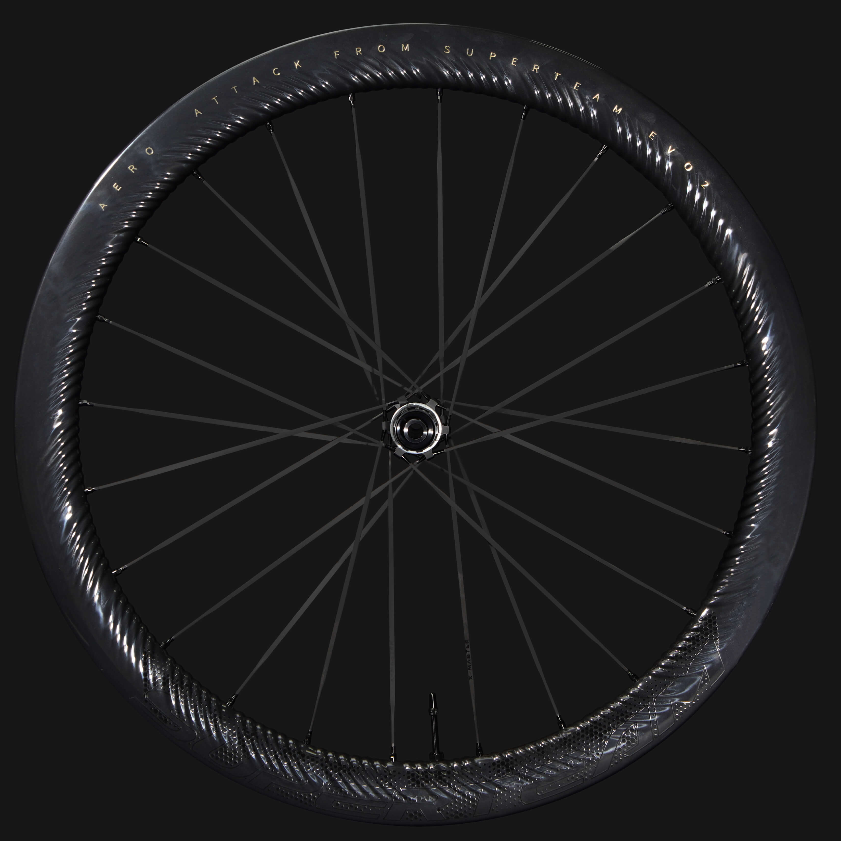 SUPERTEAM S-ALL Carbon EVO Ⅱ D30-50 DISC S-ALL Carbon EVO Ⅱ D30-50 DISC Brake Black Decals | Superteam Wheels