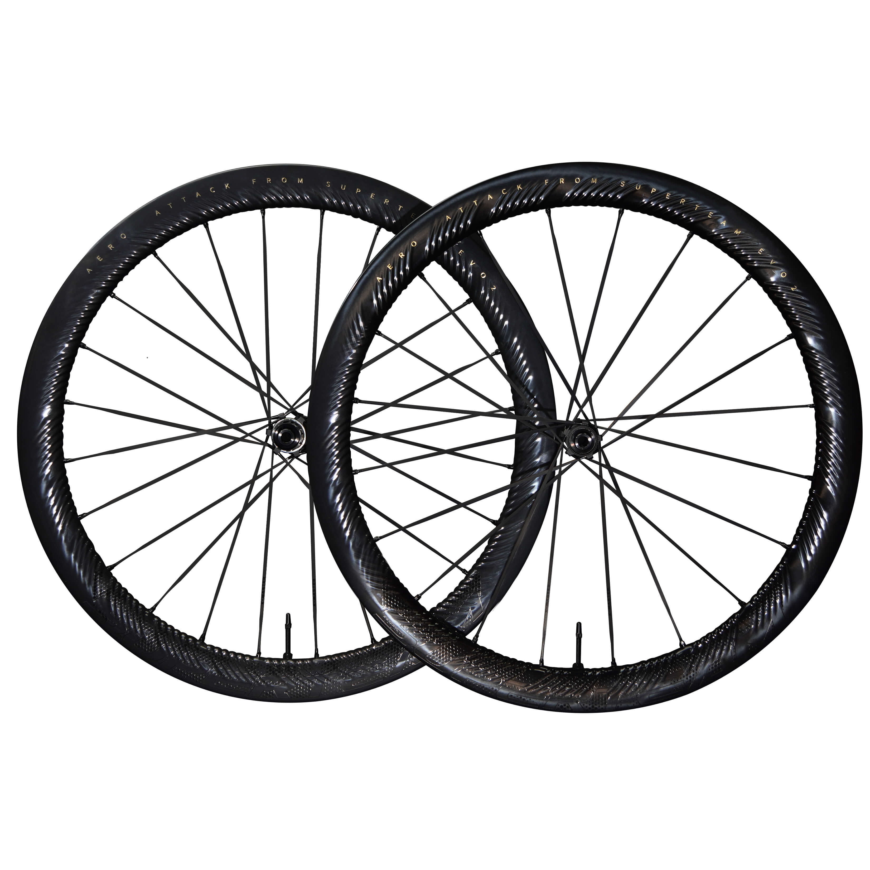 SUPERTEAM S-ALL Carbon EVO Ⅱ D30-50 DISC S-ALL Carbon EVO Ⅱ D30-50 DISC Brake Black Decals | Superteam Wheels