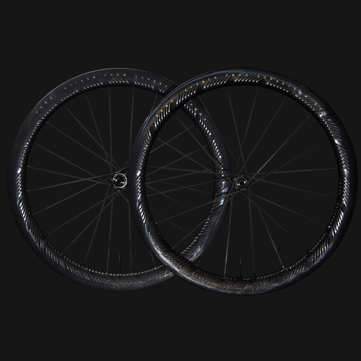 S-ALL Carbon EVO Ⅱ D30-50 DISC Brake Black Decals