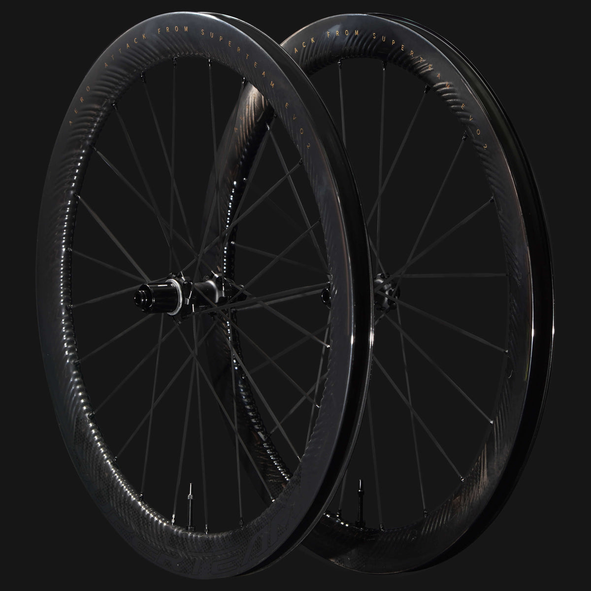 S-ALL Carbon EVO Ⅱ D30-50 DISC Brake Black Decals