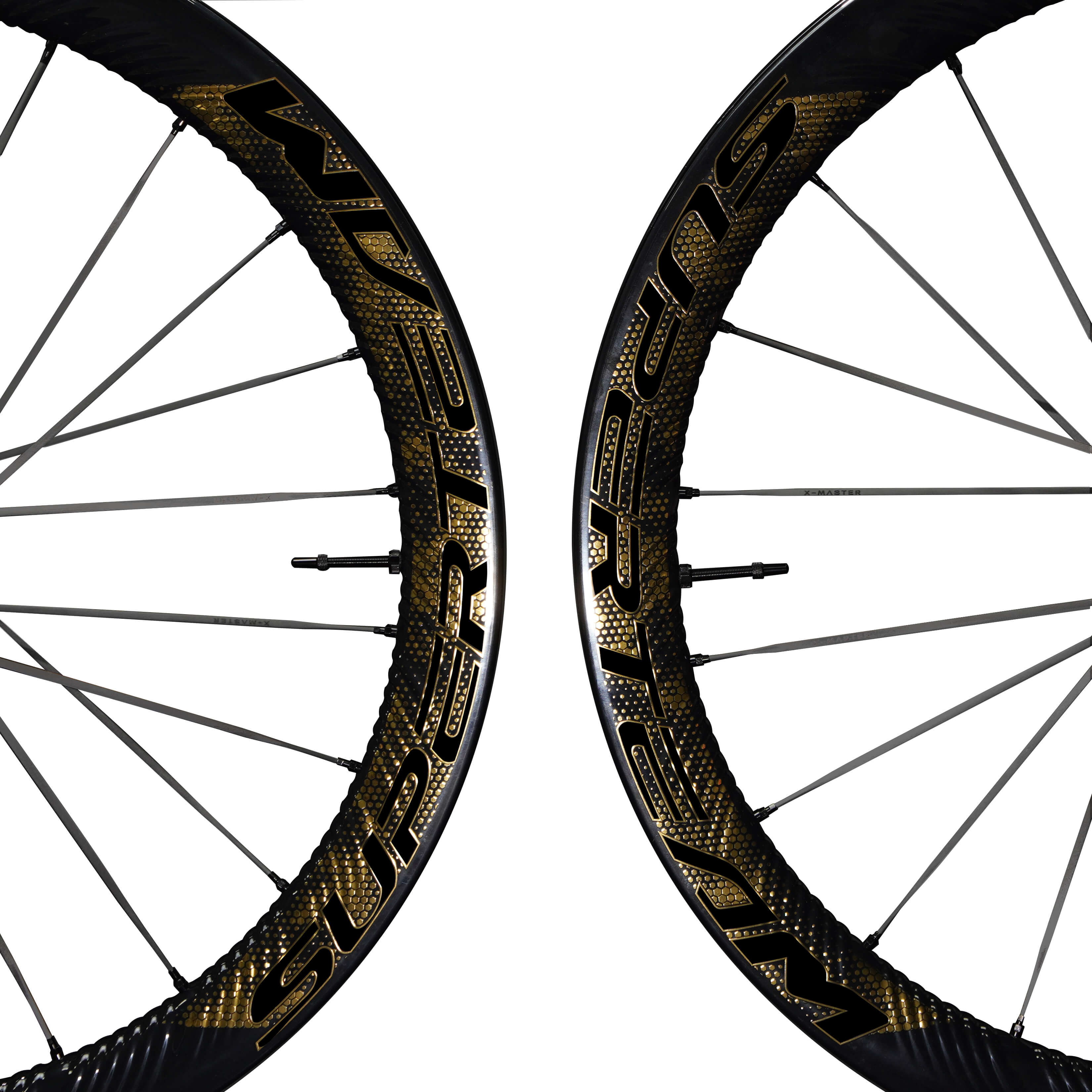 S-ALL Carbon EVO Ⅱ D30-50 DISC Brake Gold Decals