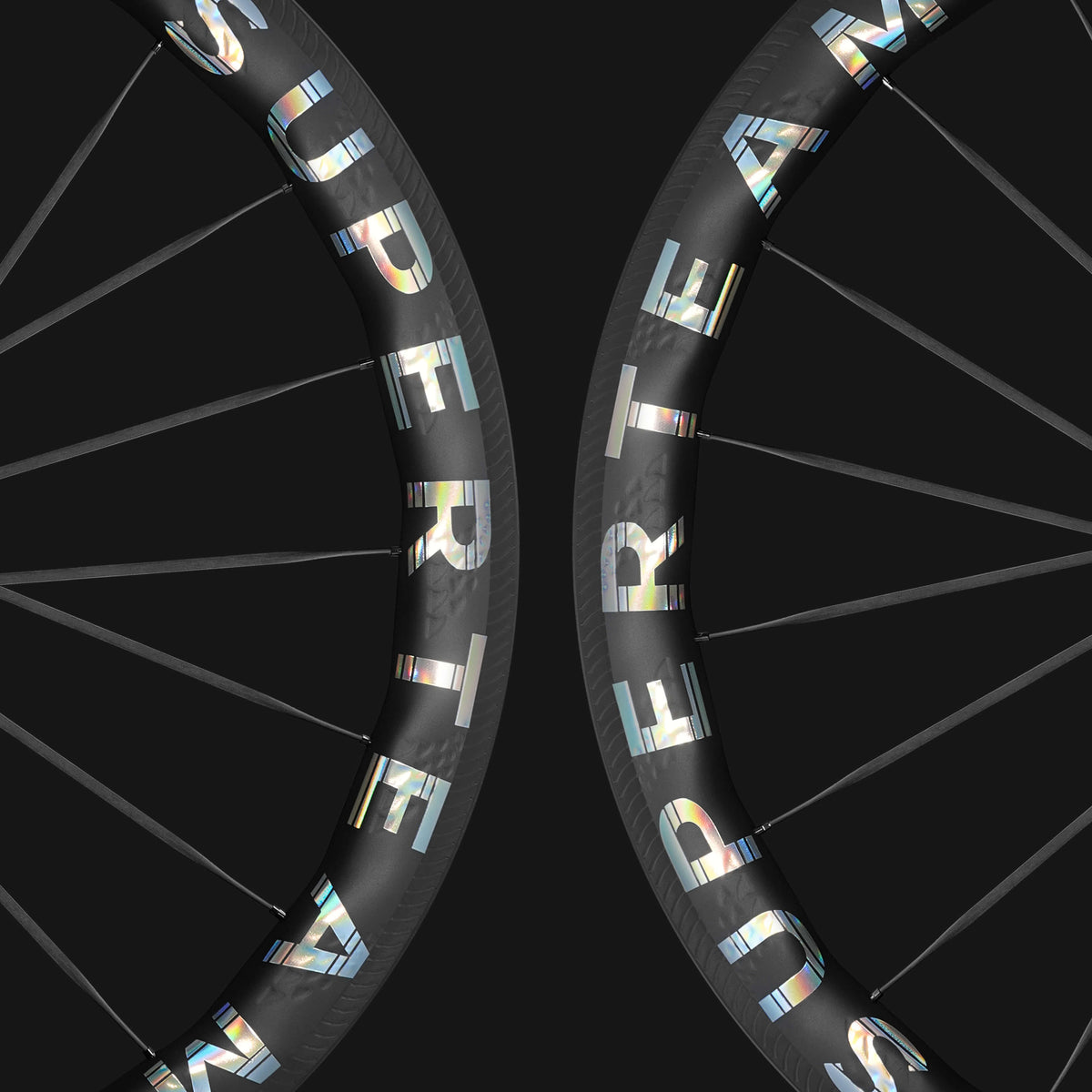 S-ALL Carbon Ultra R25-50 RIM Brake Silver Decals