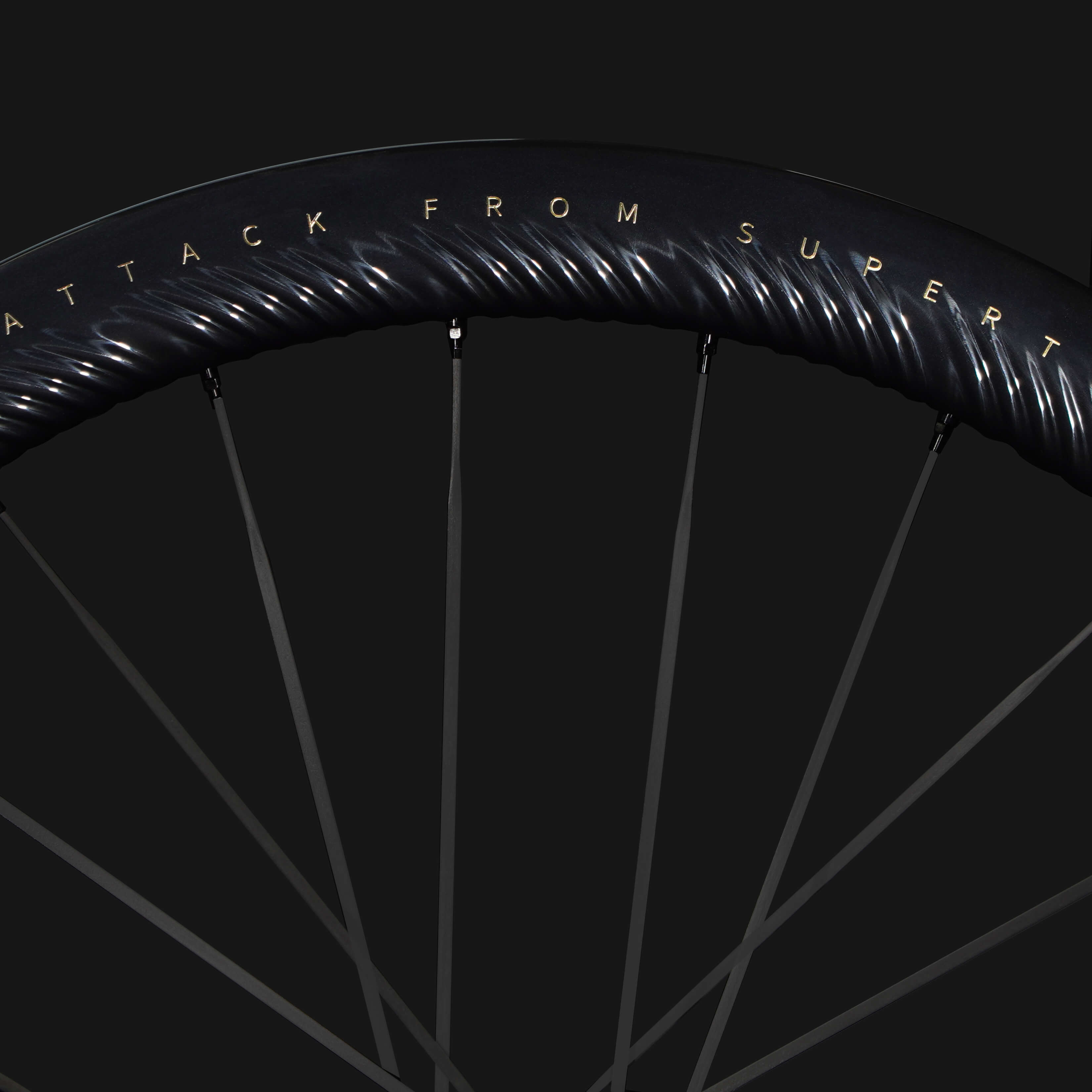 S-ALL Carbon EVO Ⅱ D30-50 DISC Brake Black Decals | Superteam Wheels