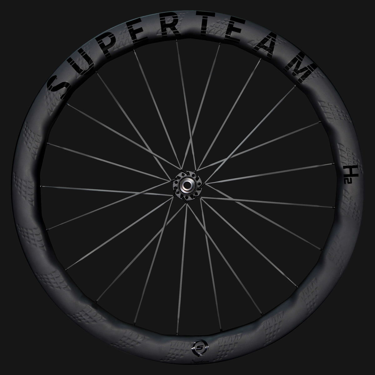 S-All Carbon Ultra H2 D30-50 Disc Brake Black Decals