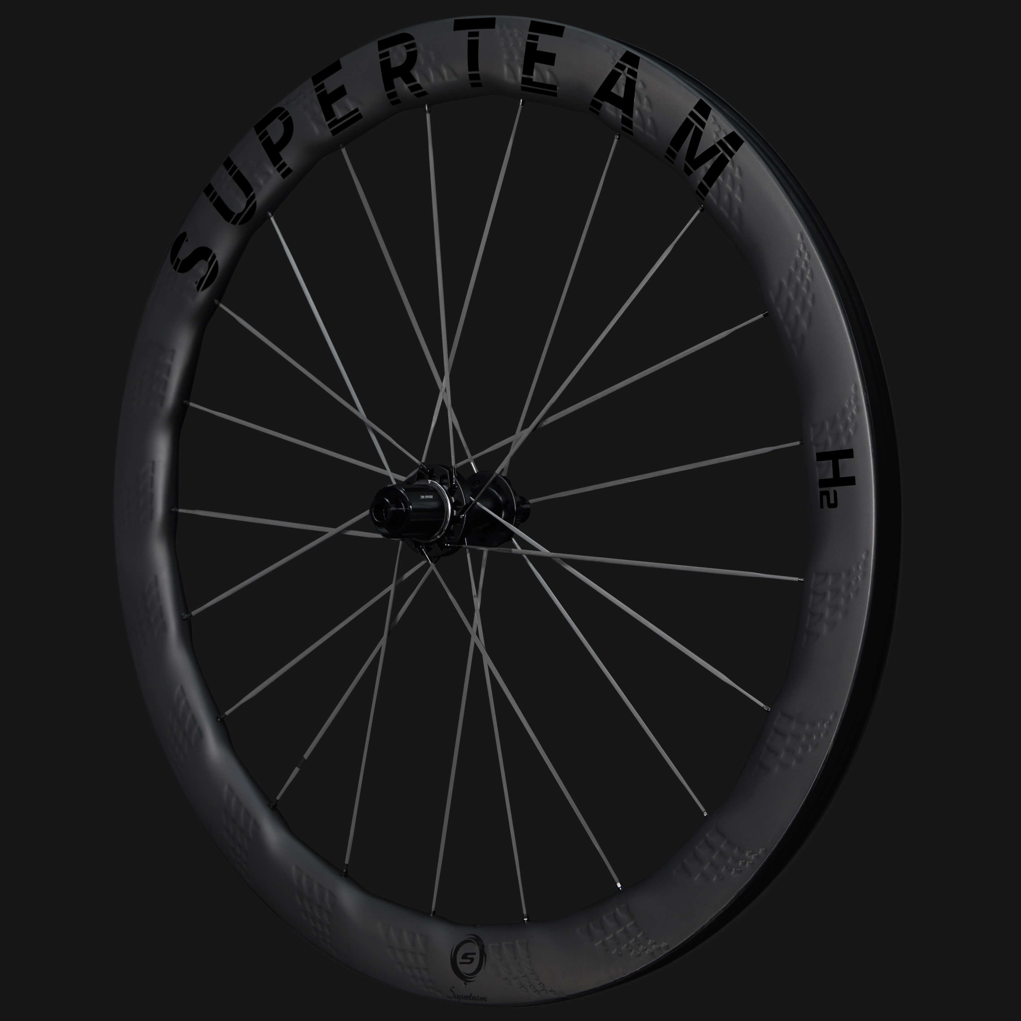 S-All Carbon Ultra H2 D30-50 Disc Brake Black Decals | Superteam