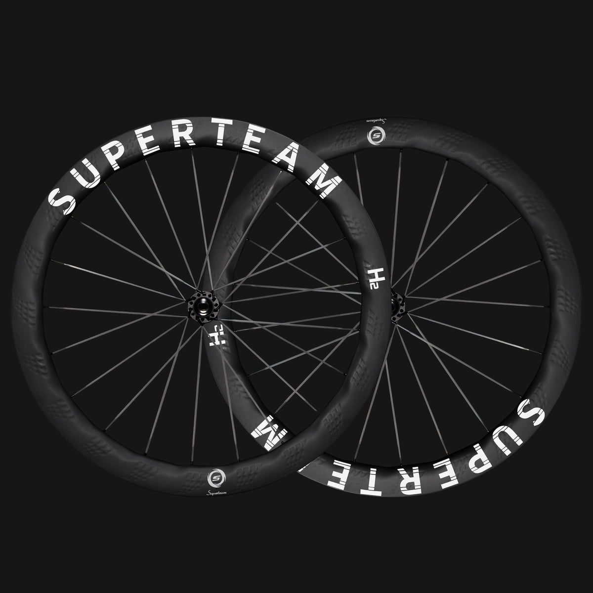 S-All Carbon Ultra H2 D30-50 Disc Brake White Decals
