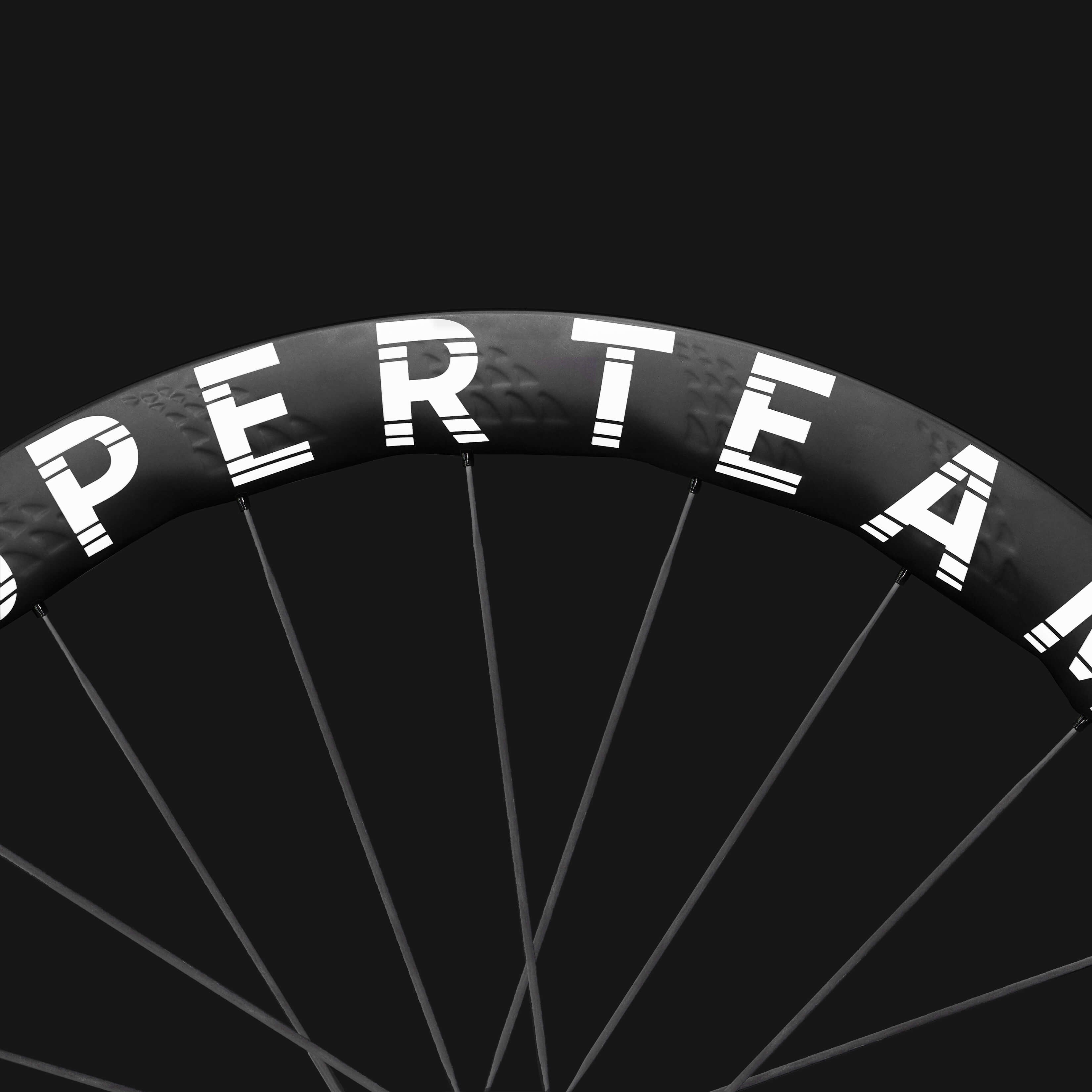 S-All Carbon Ultra H2 D30-50 Disc Brake White Decals | Superteam