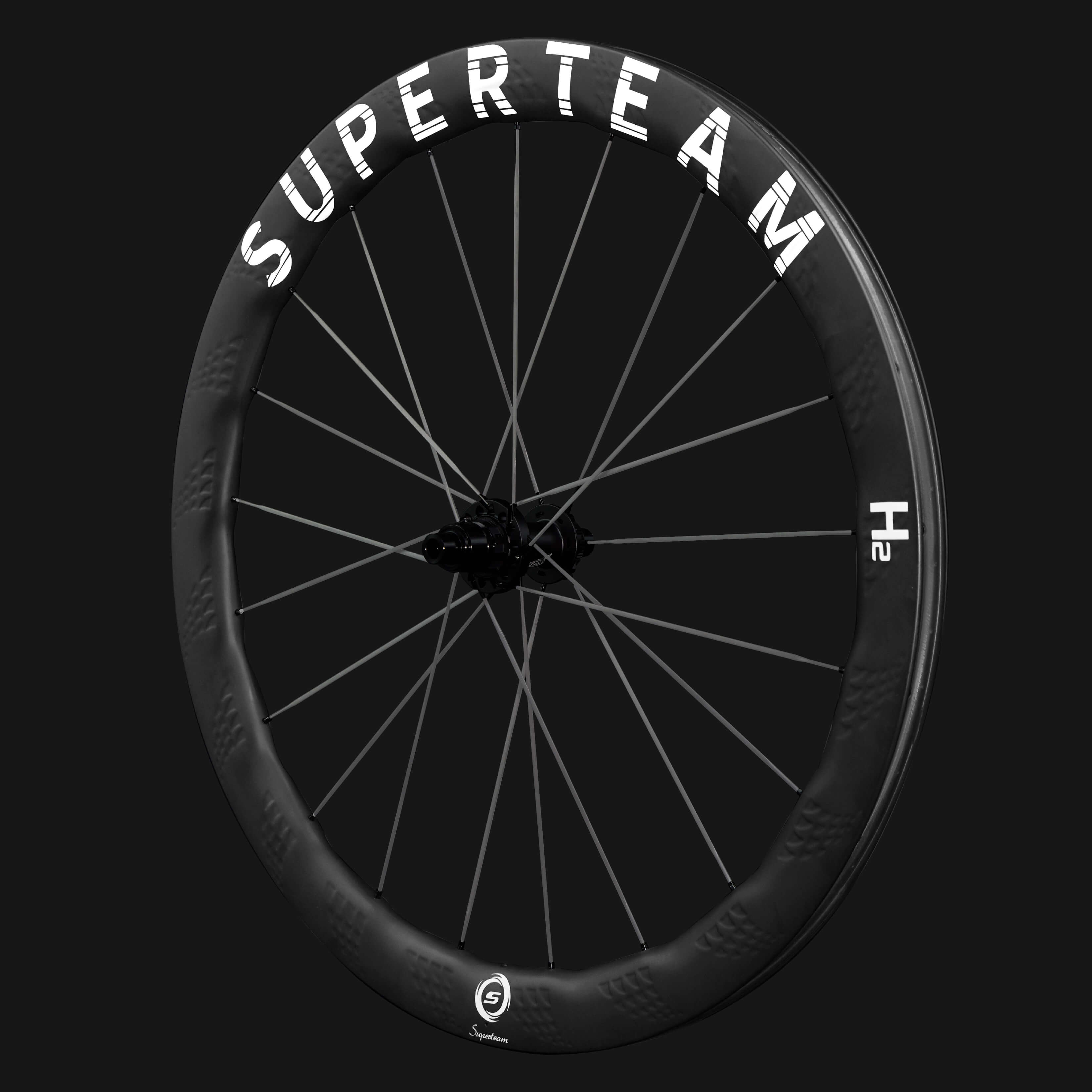 S-All Carbon Ultra H2 D30-50 Disc Brake White Decals | Superteam