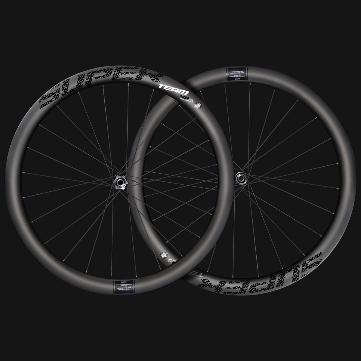 Décalcomanies noires pour freins à disque Classic PRO D28-45 Rayons PILLAR WING21